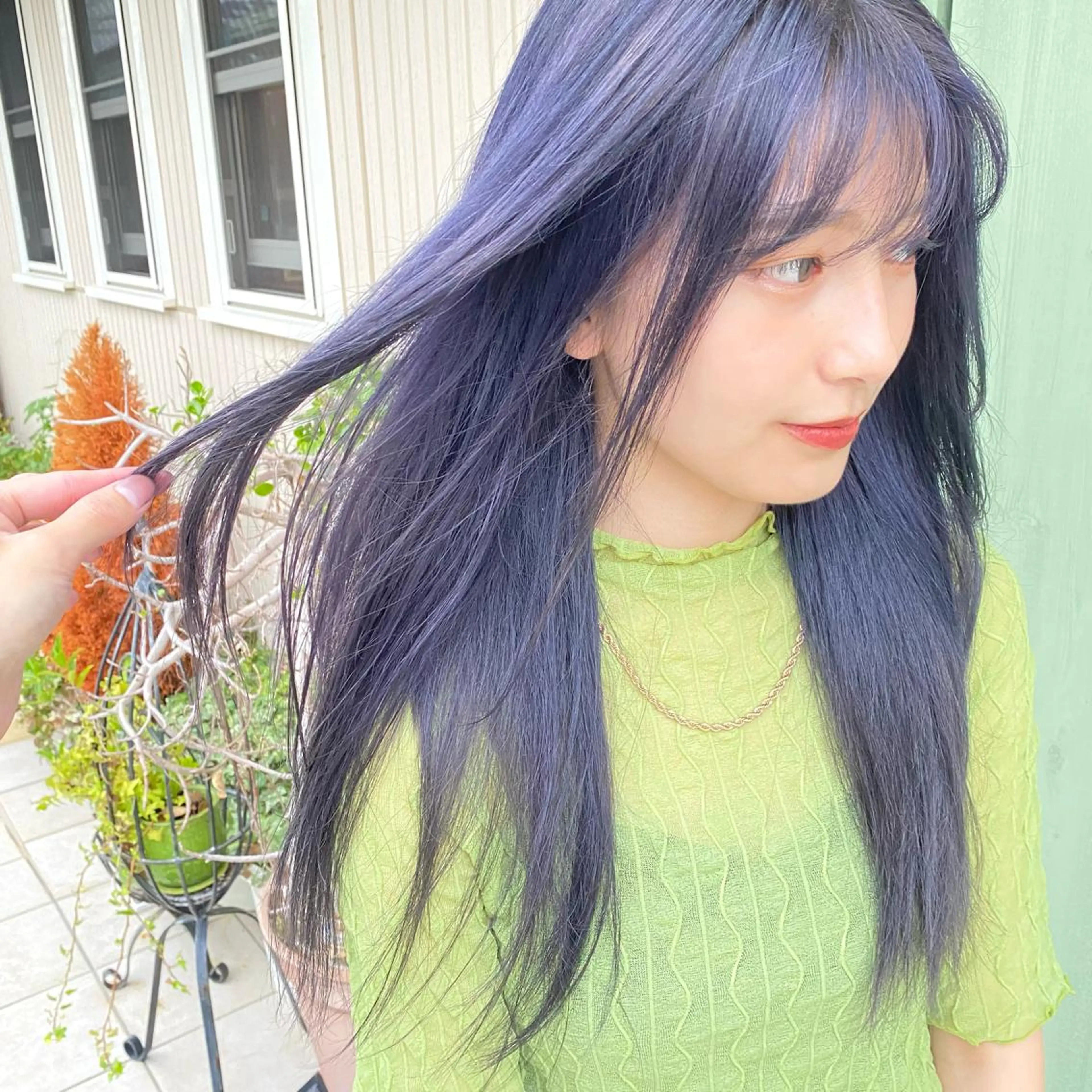 ロング ヘアカラー y.s.h所属・ハイトーンカラー🌈 メンズパーマ鈴木康平のヘアスタイル