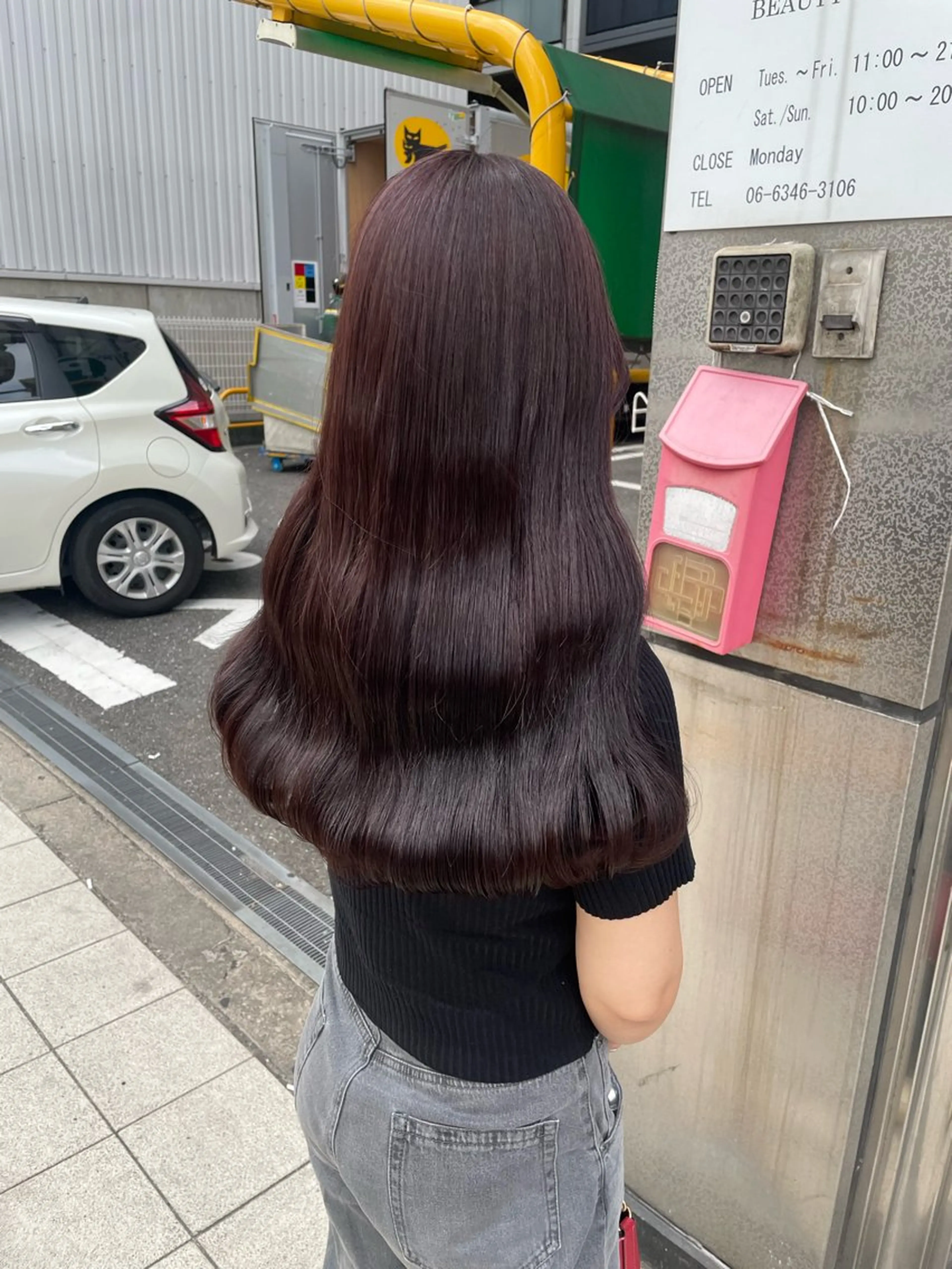 セミロング カラー Rena/メンズヘア /ワンホンヘアのヘアスタイル