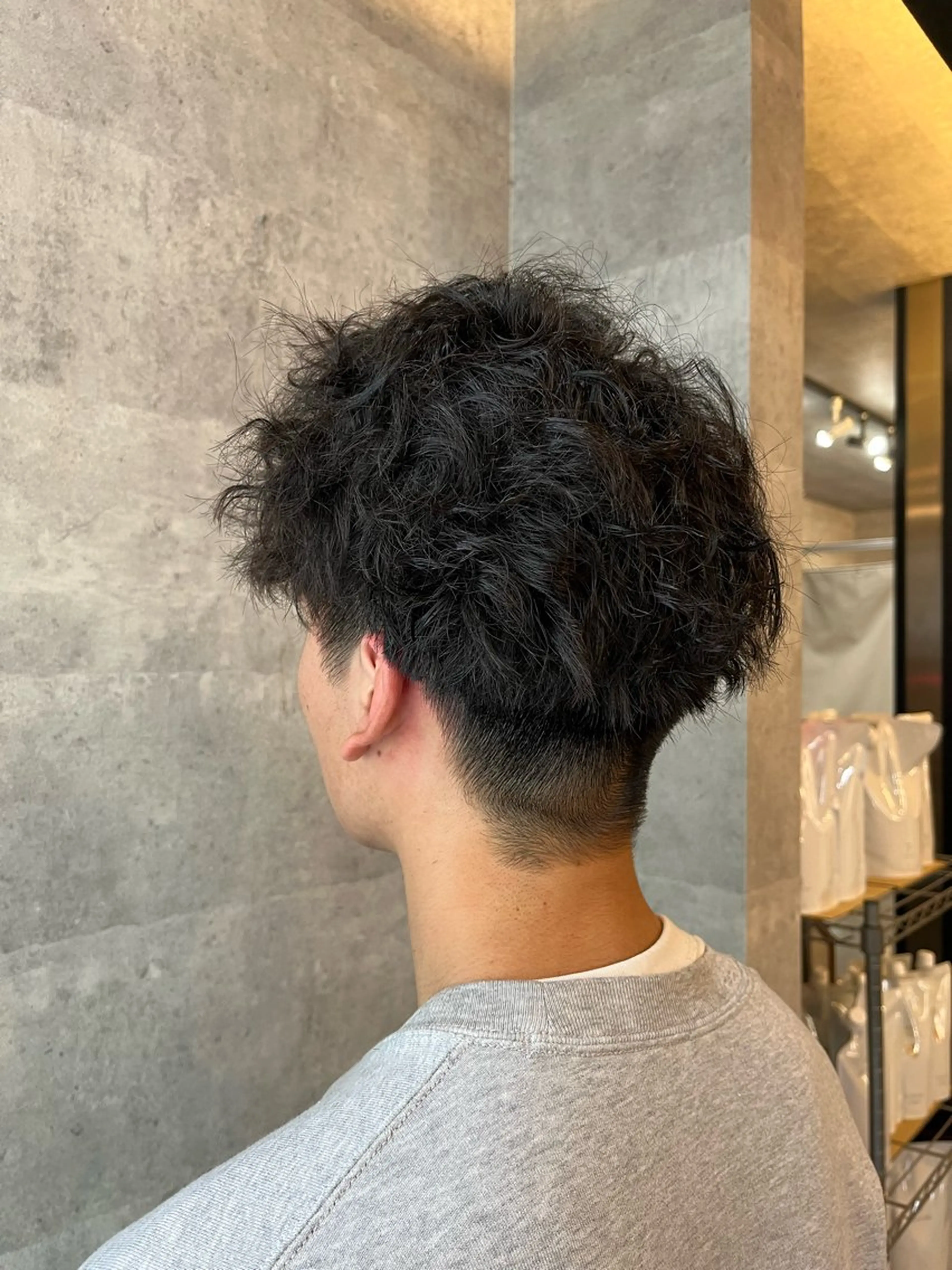 ショート パーマ メンズ イロアイヘアー Renのヘアスタイル