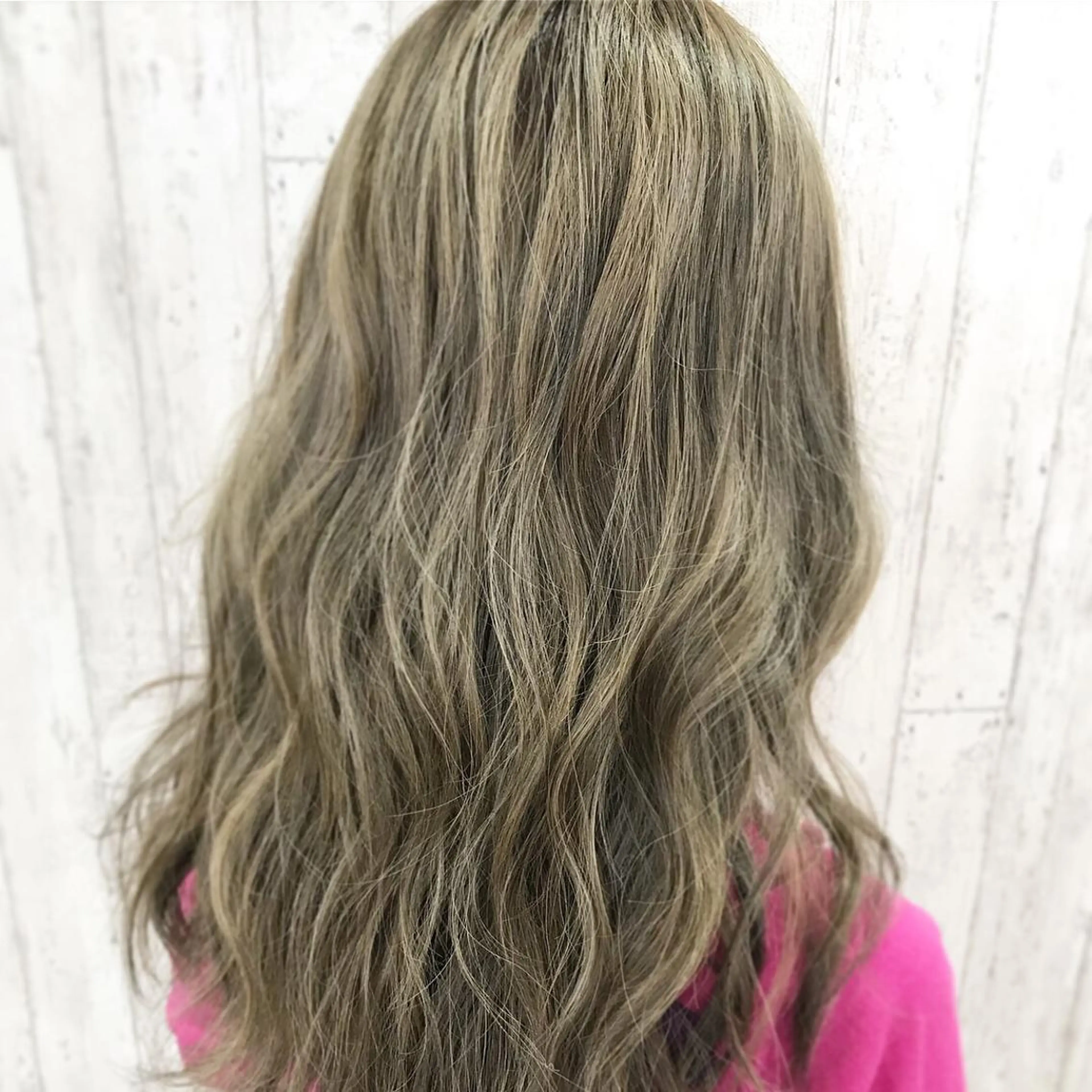 セミロング カラー グレージュ 外国人風カラー kazufumi ..のヘアスタイル