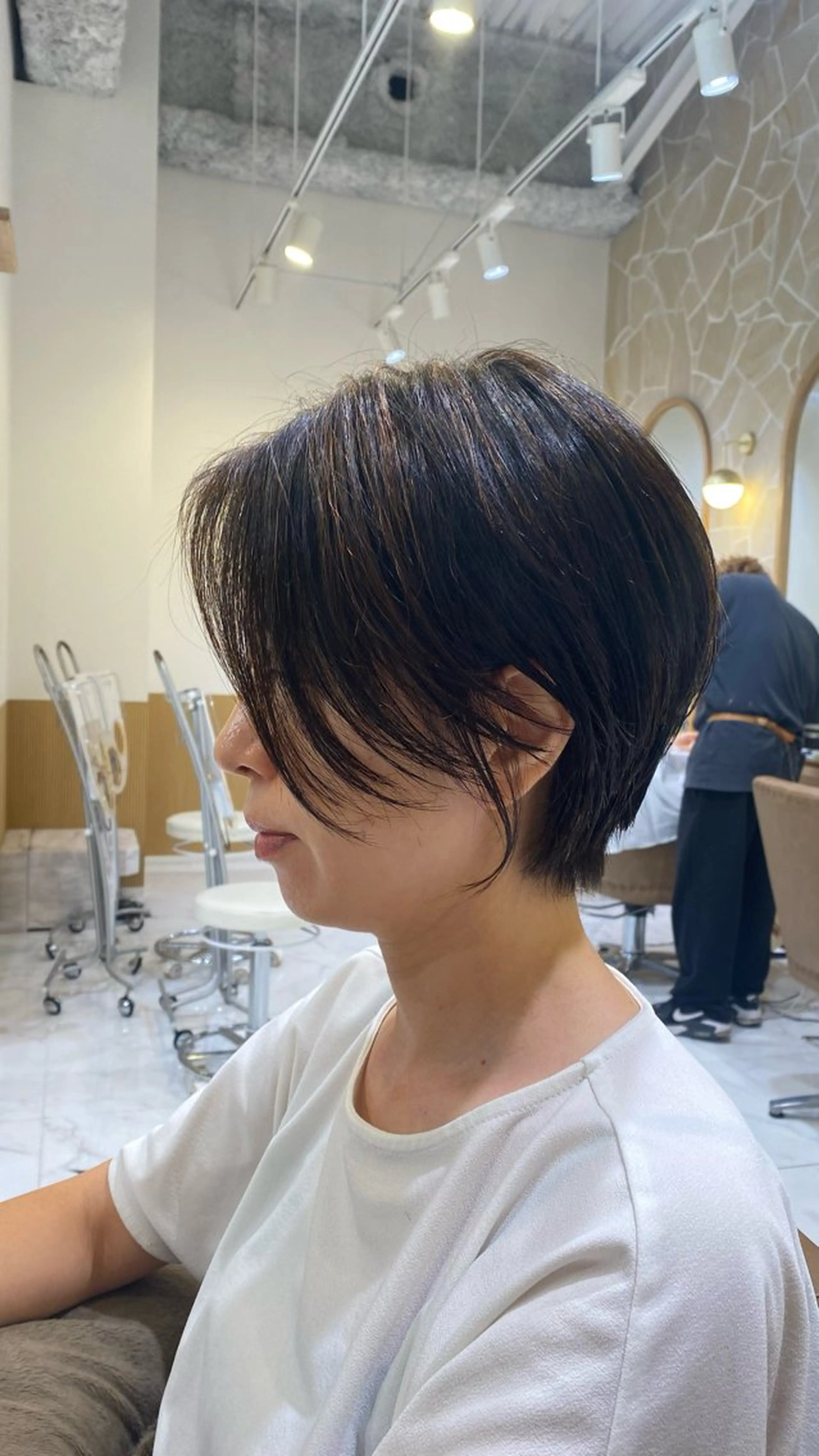 ショート ショートヘア カット トリートメント 坂井 茅聖のヘアスタイル