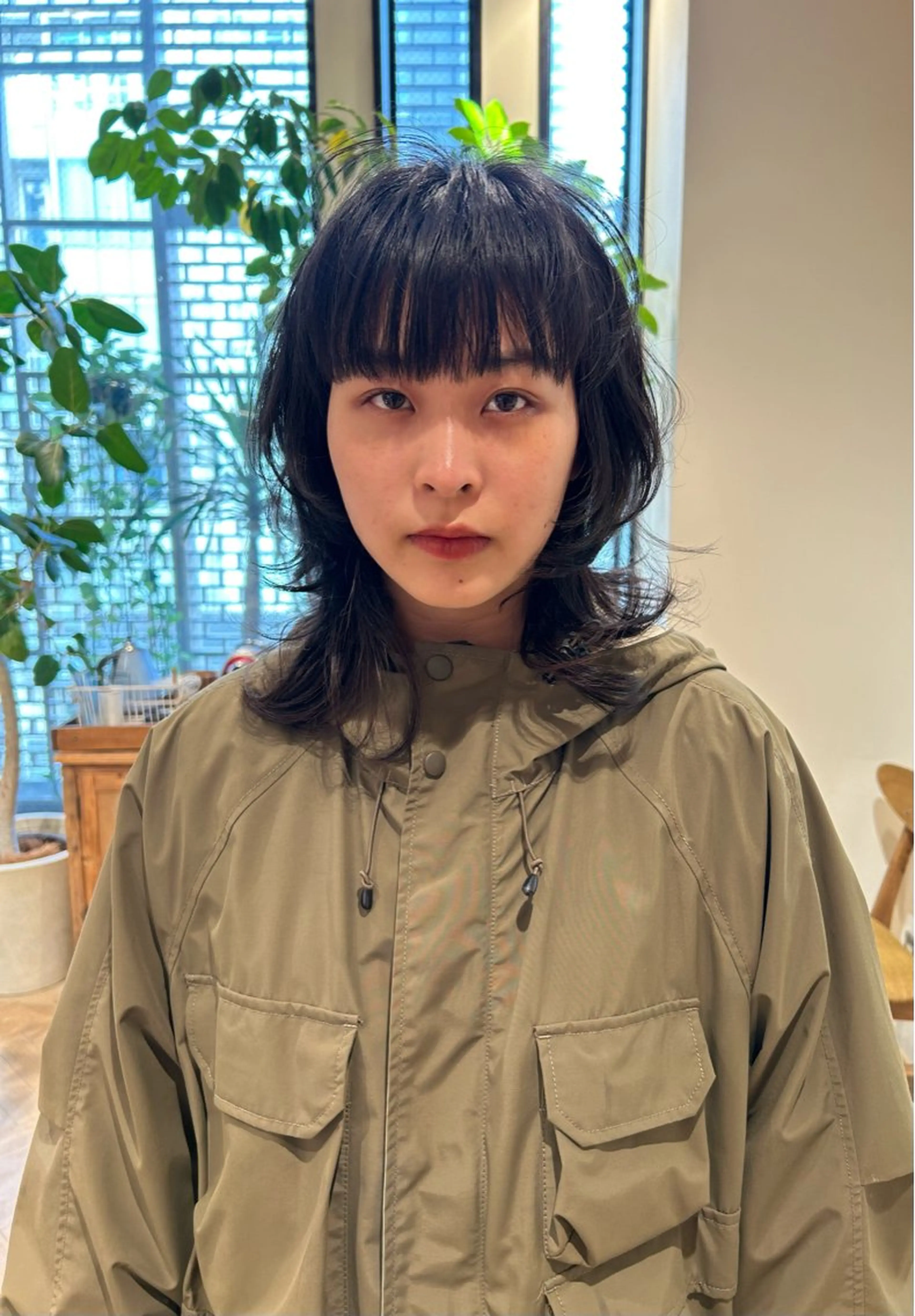 ミディアム tricca  ginza所属・ボブ・レイヤー ・パーマ【iri】のヘアスタイル