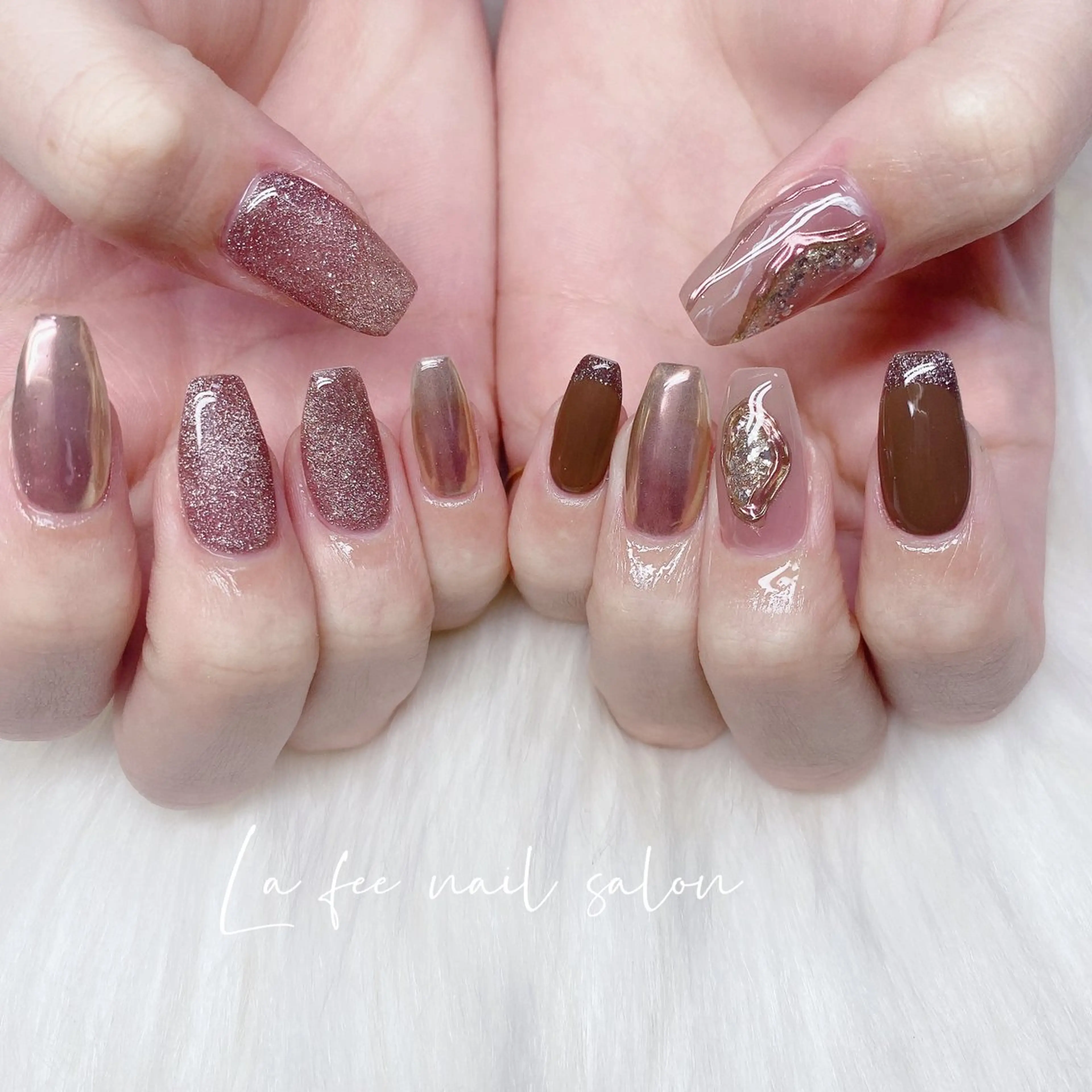 ネイル ハンドネイル ハンドケア La feeのネイルデザイン