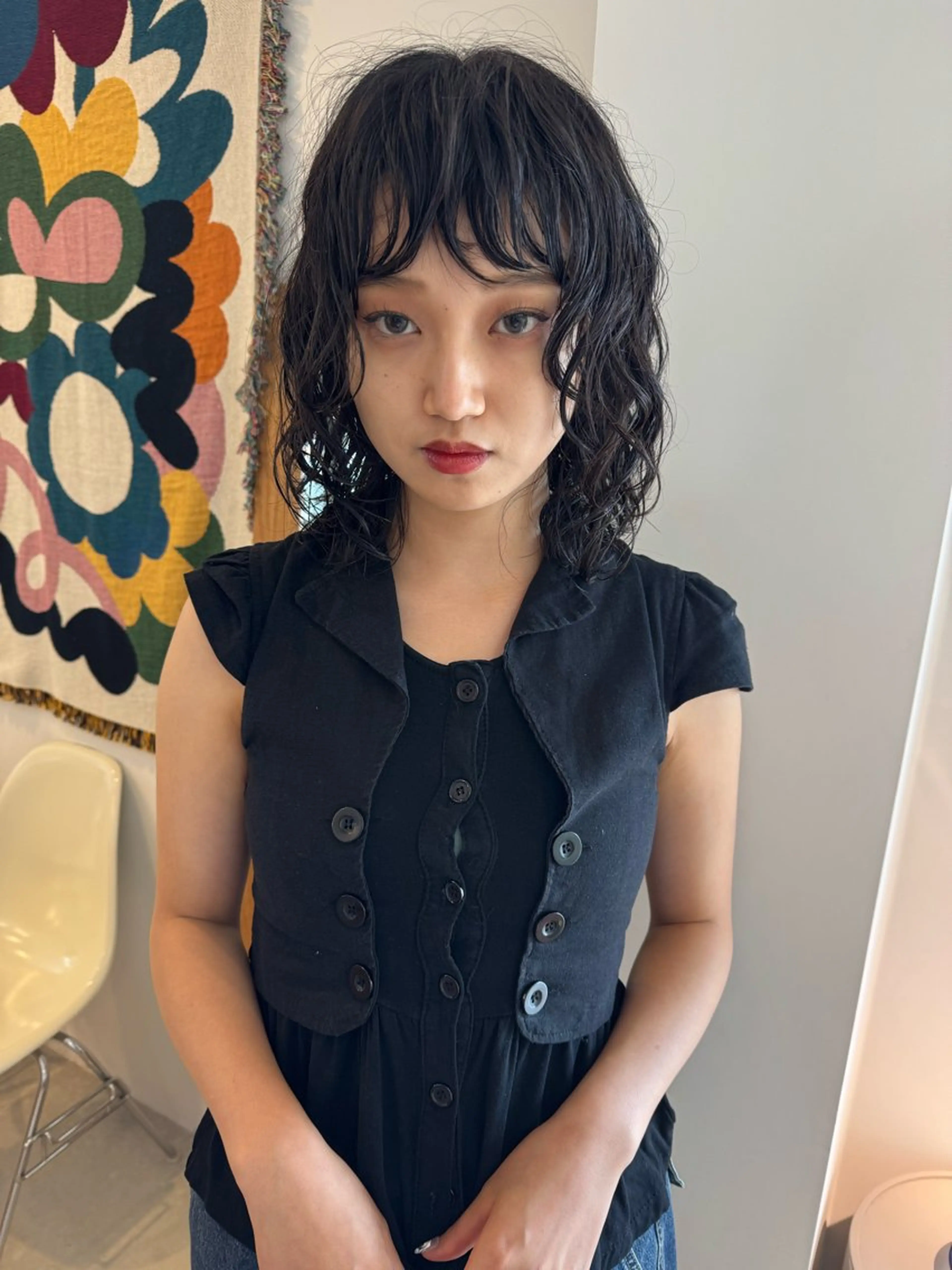 カット➕ケアパーマ➕リケラ3STEPトリートメントの写真