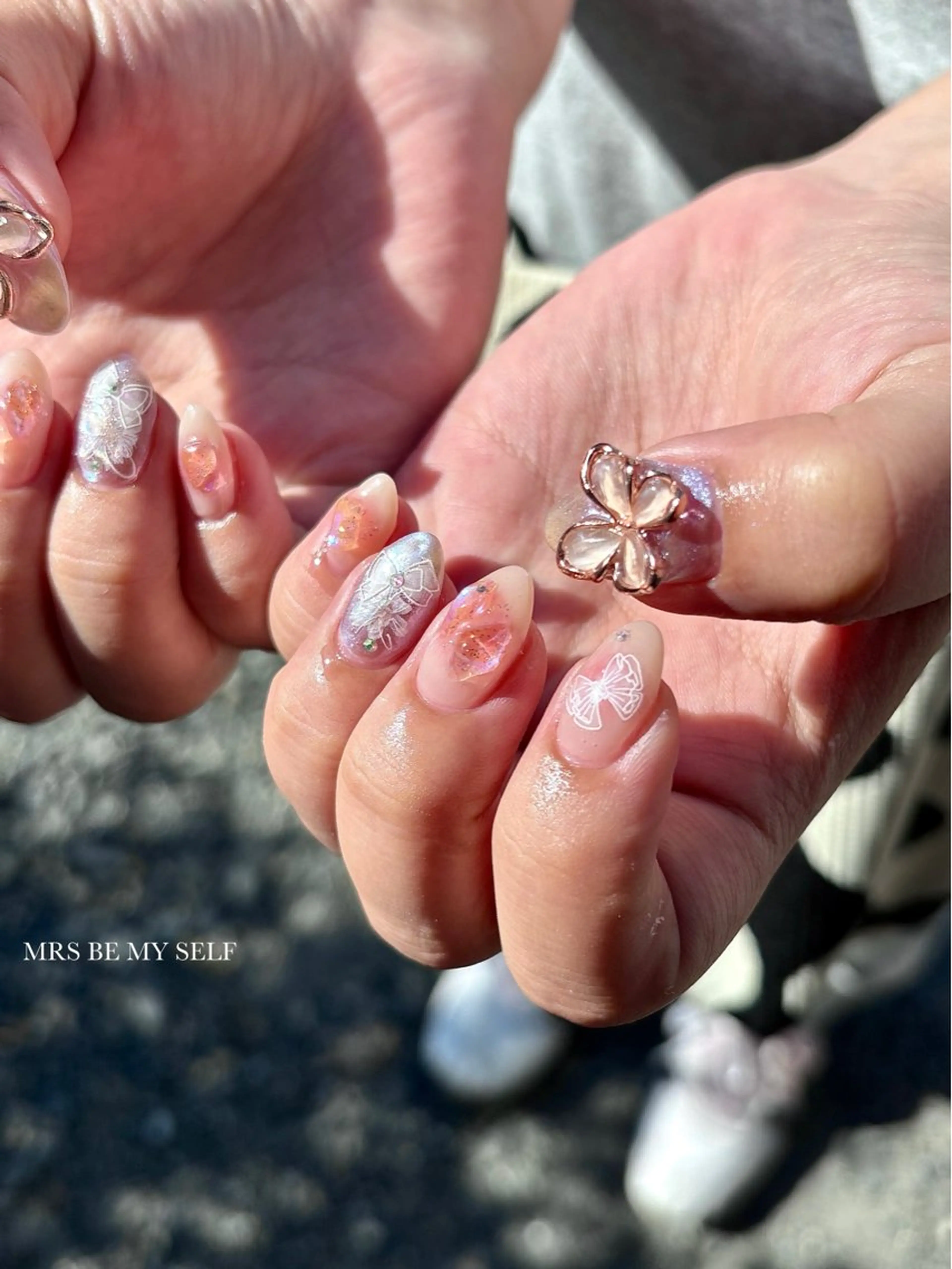 ネイル 成人式 ハンドネイル MRS/ miyu🎀のネイルデザイン