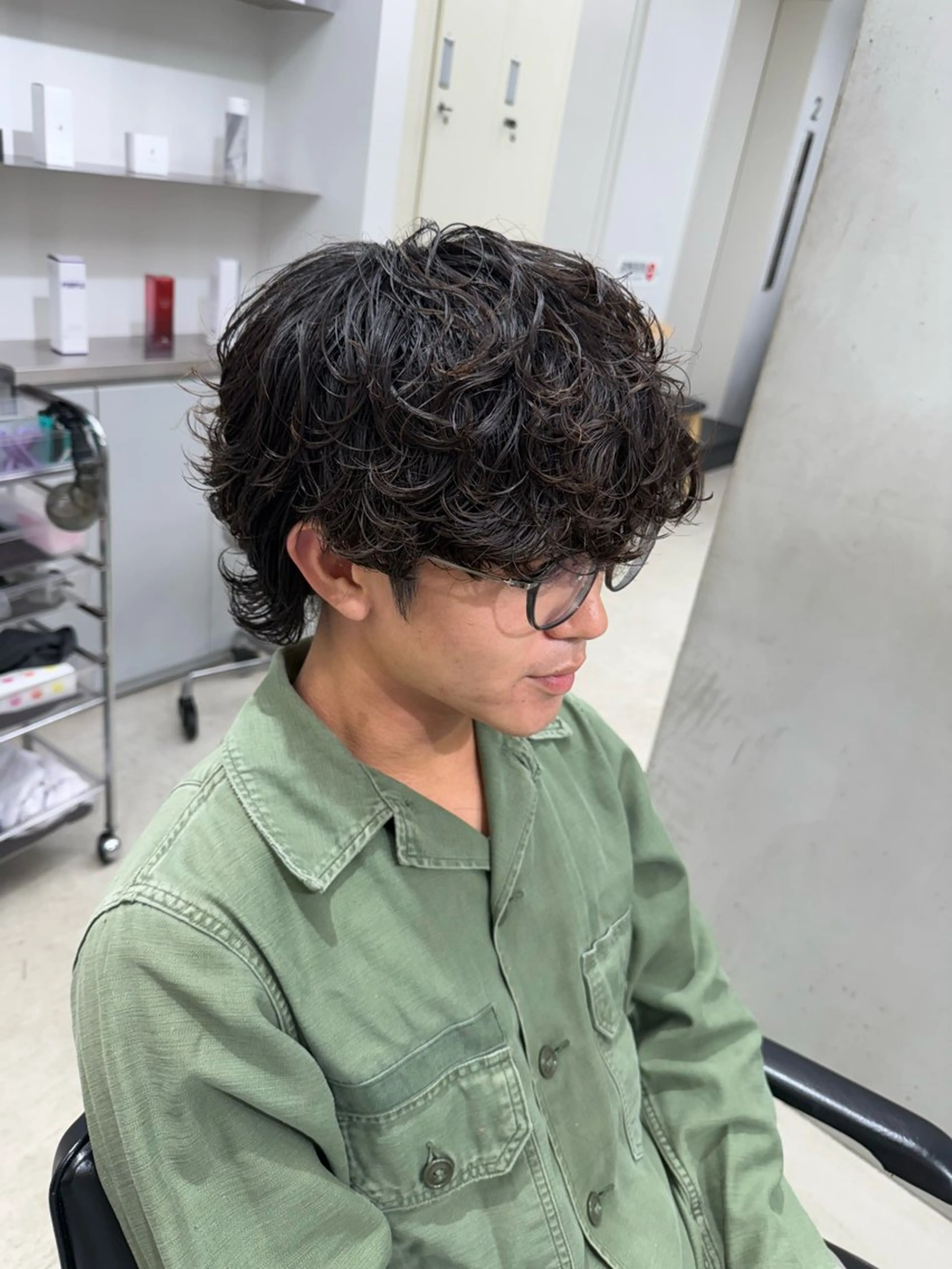 パーマ メンズ 深谷 侑亮のヘアスタイル