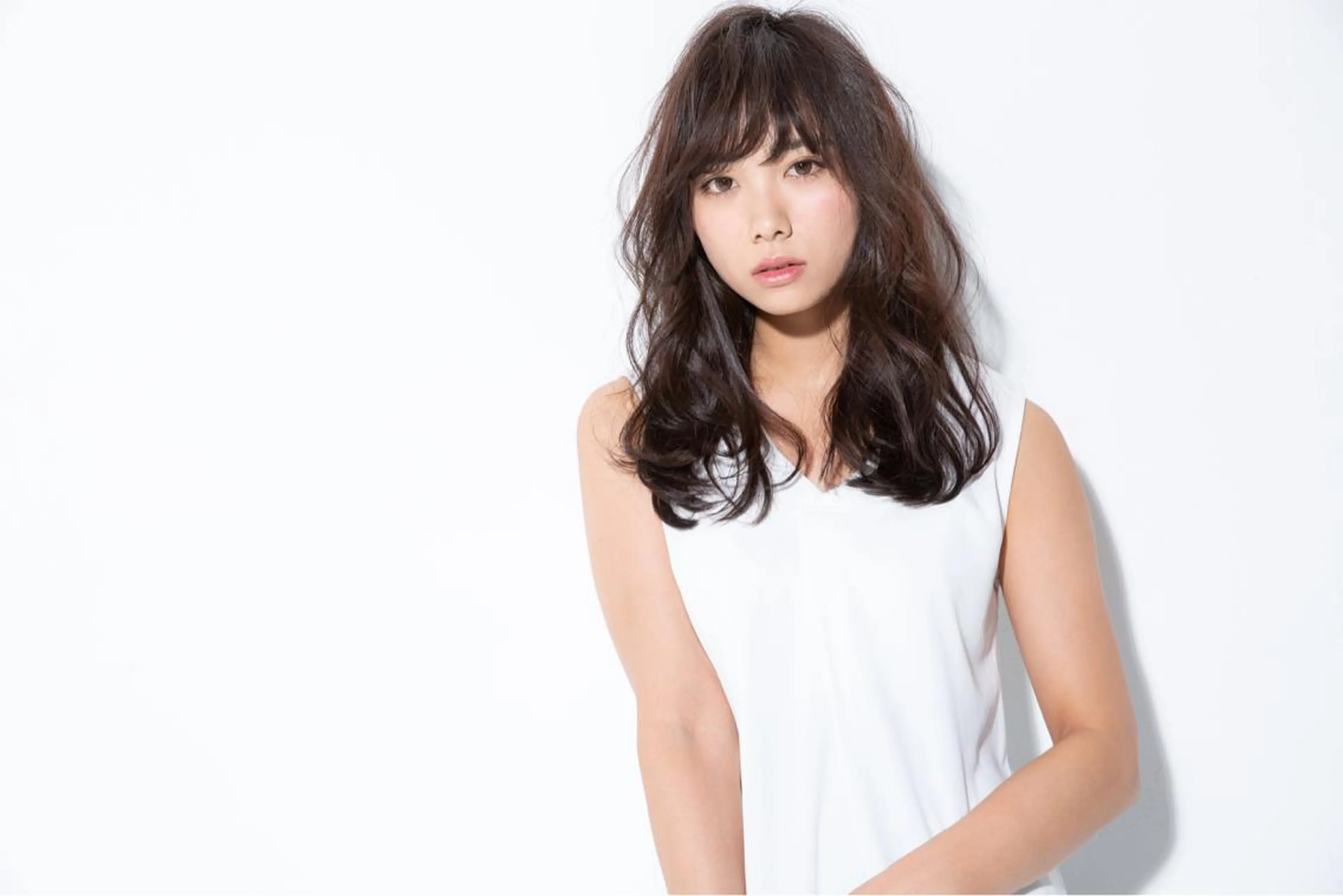 セミロング パーマ セミロングパーマ ひがし　まさし JYUNESU副代表のヘアスタイル