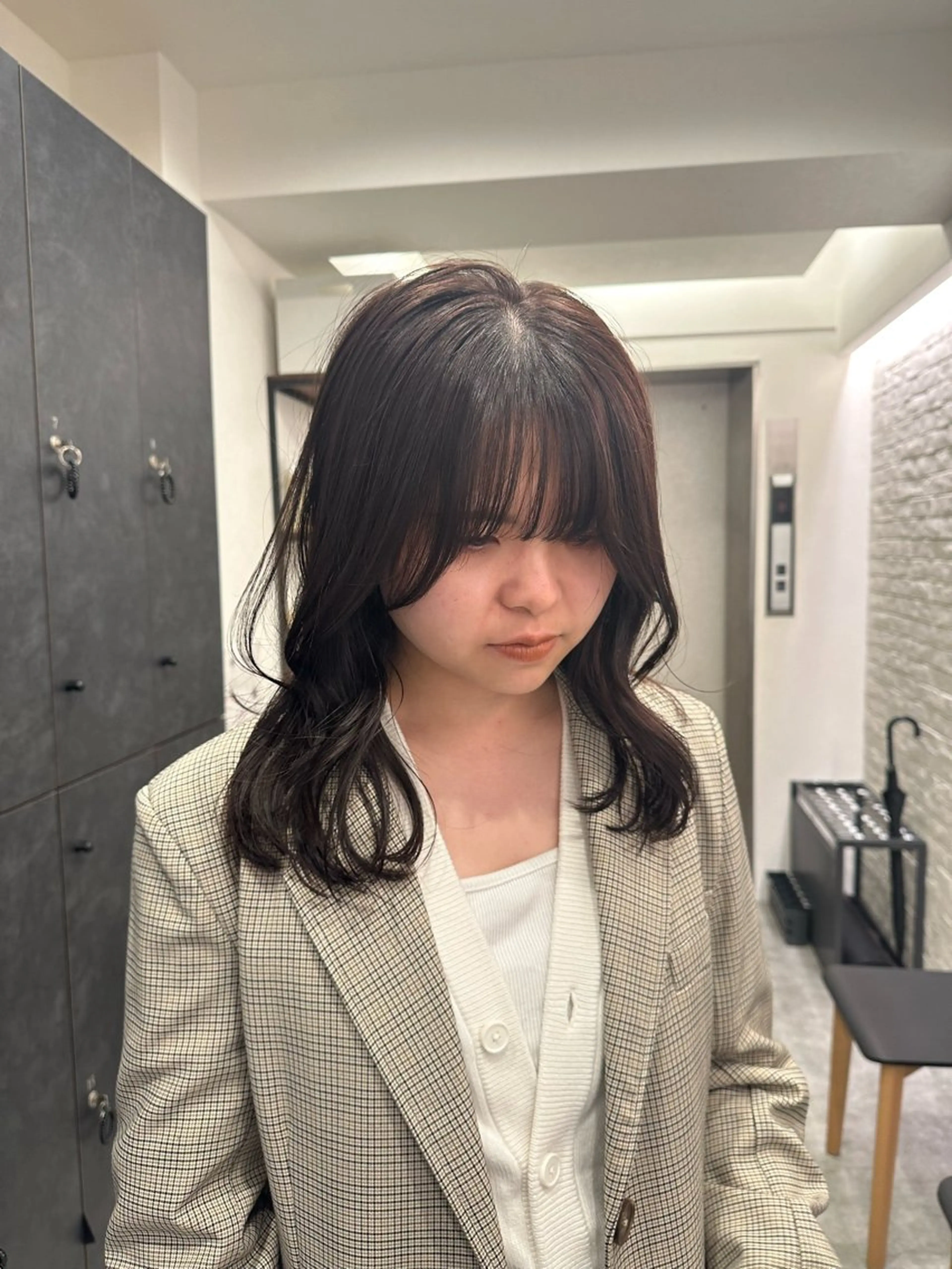 セミロング カラー 銀座/ヘアセット シマムラ ミホのヘアスタイル