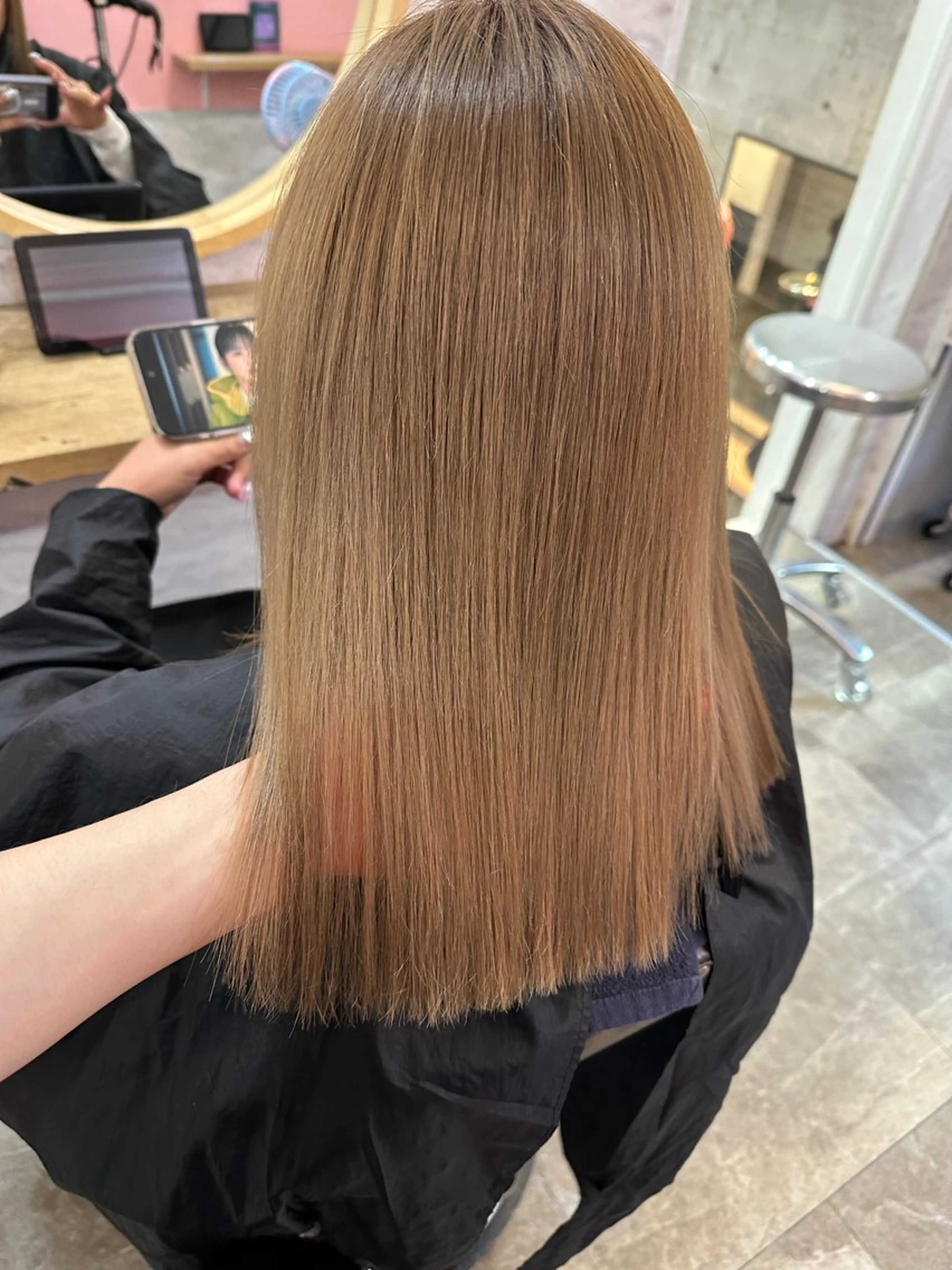 セミロング カラー Dimo＆所属・レイヤーカット /ダイスケのヘアスタイル