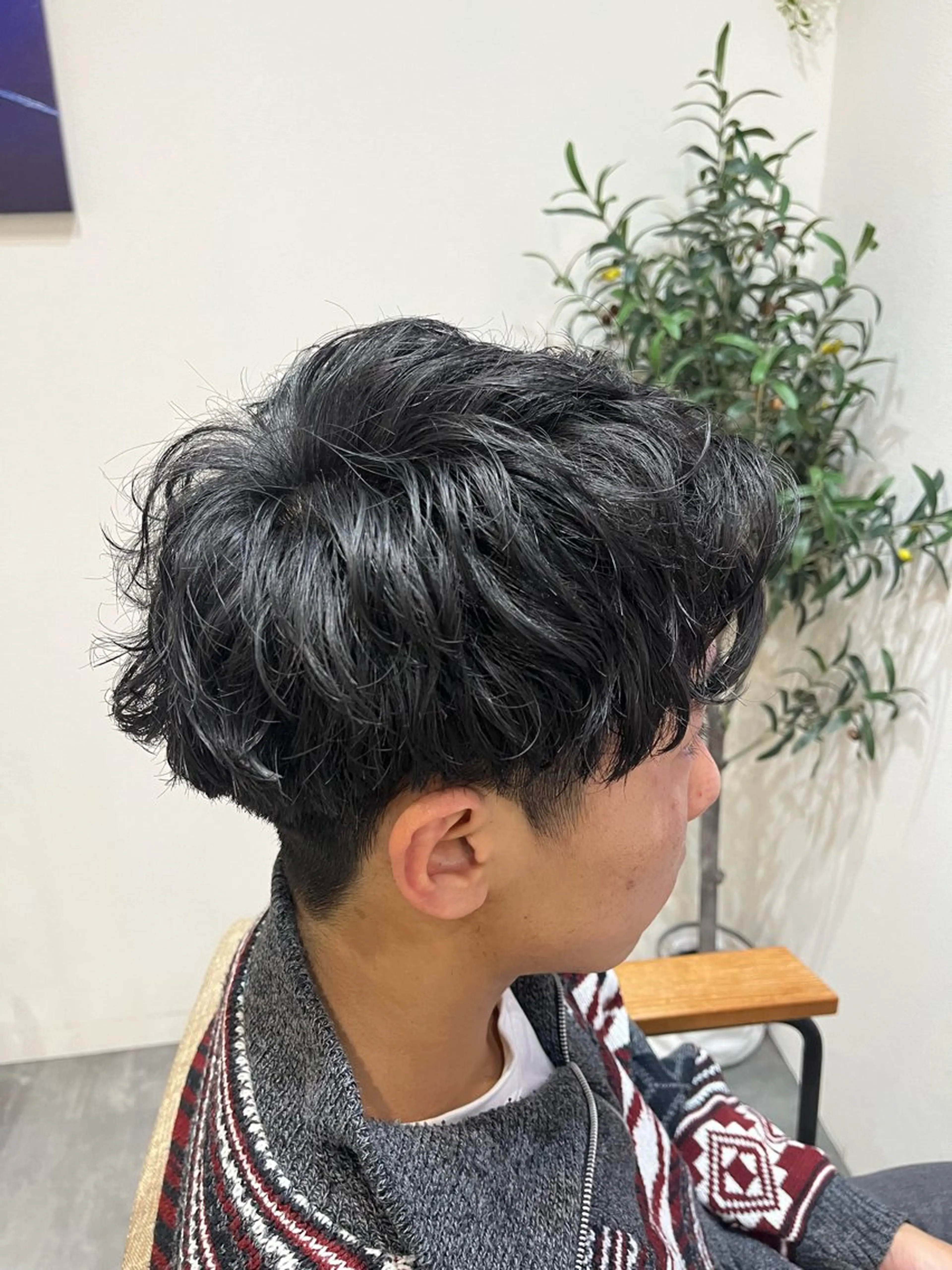 パーマ メンズ 藤田 詩織のヘアスタイル