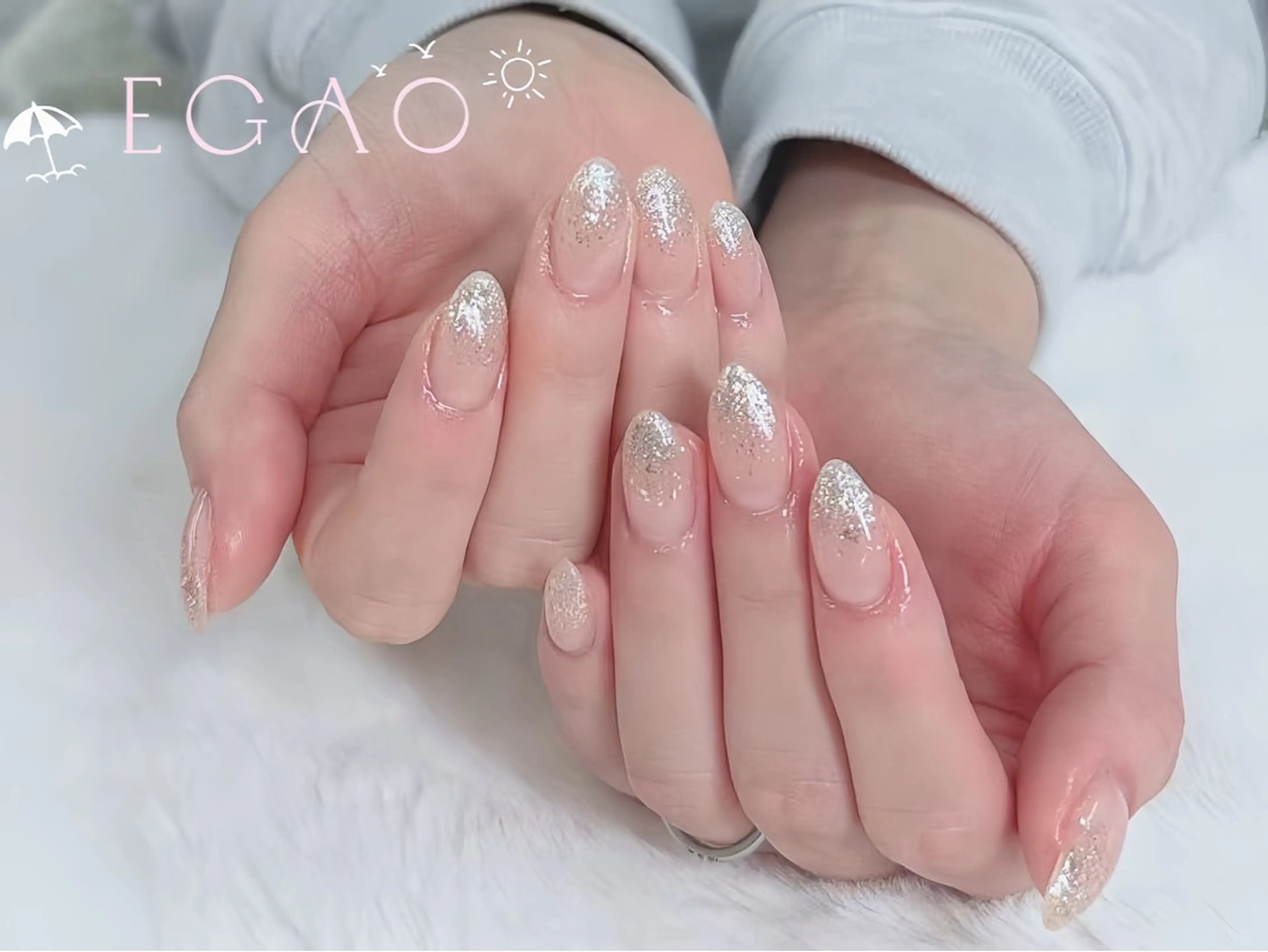 ネイル アートネイル フットネイル フレンチネイル ジェルネイル グラデーション ハンドネイル Egao Nail Salonのネイルデザイン