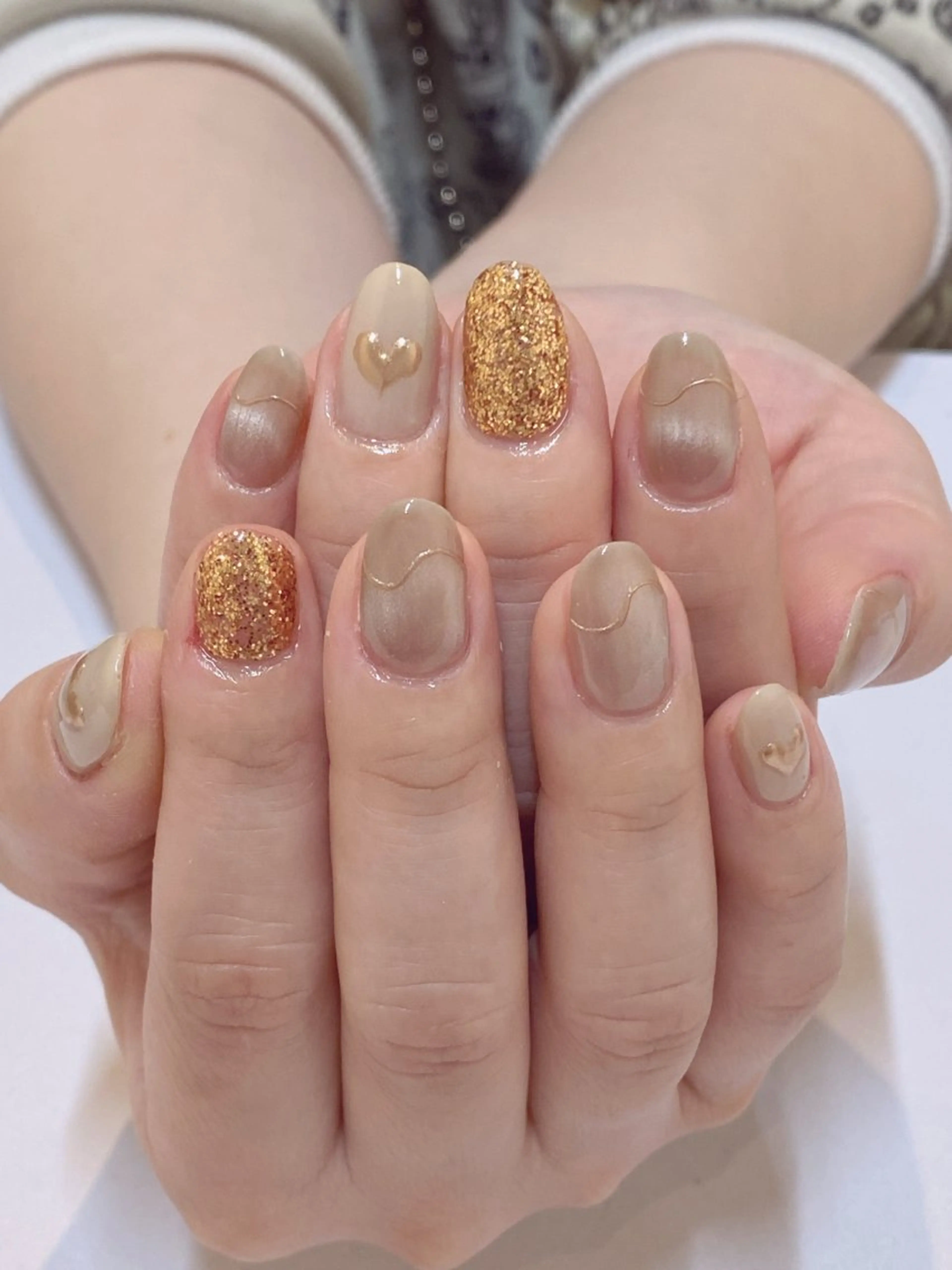 ネイル アニマル柄 アートネイル オーロラネイル クリアネイル グラデーション Ｎail Ｓalon ertiのネイルデザイン