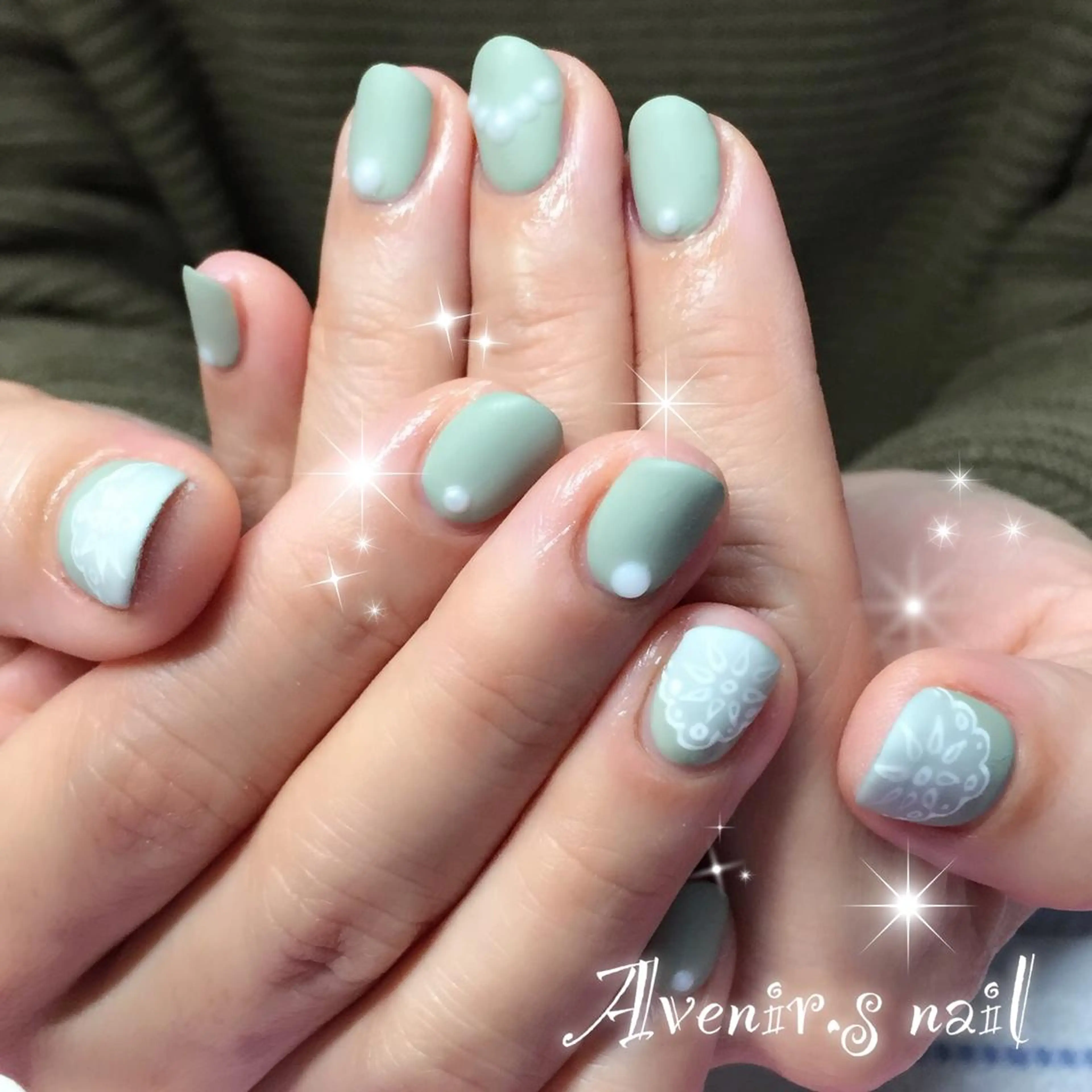 ネイル レース Home Salon Avenir.のネイルデザイン