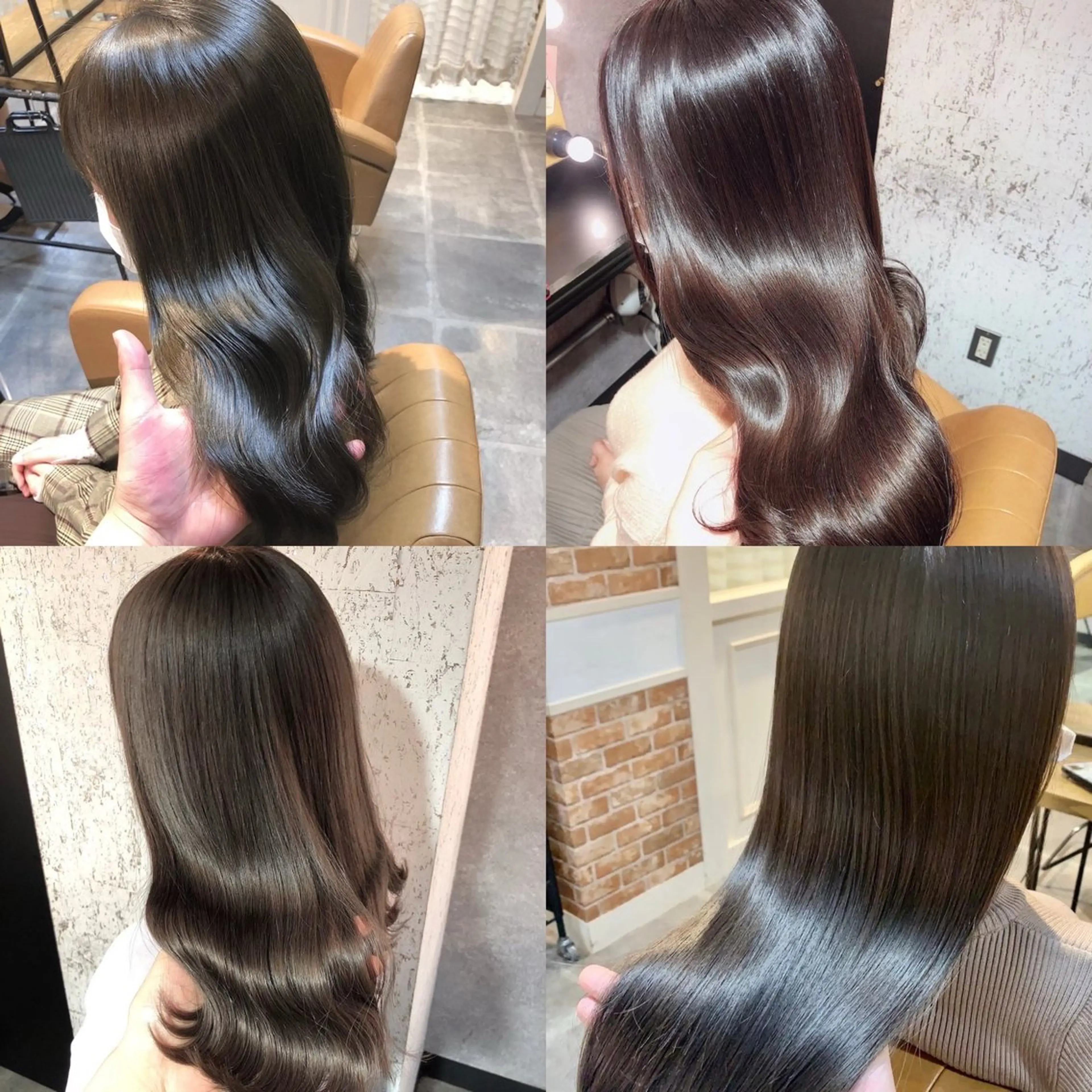 💗写真の艶髪はこちら💗韓国カット🇰🇷✕イノア艶カラーx1step スチームTR💗の写真