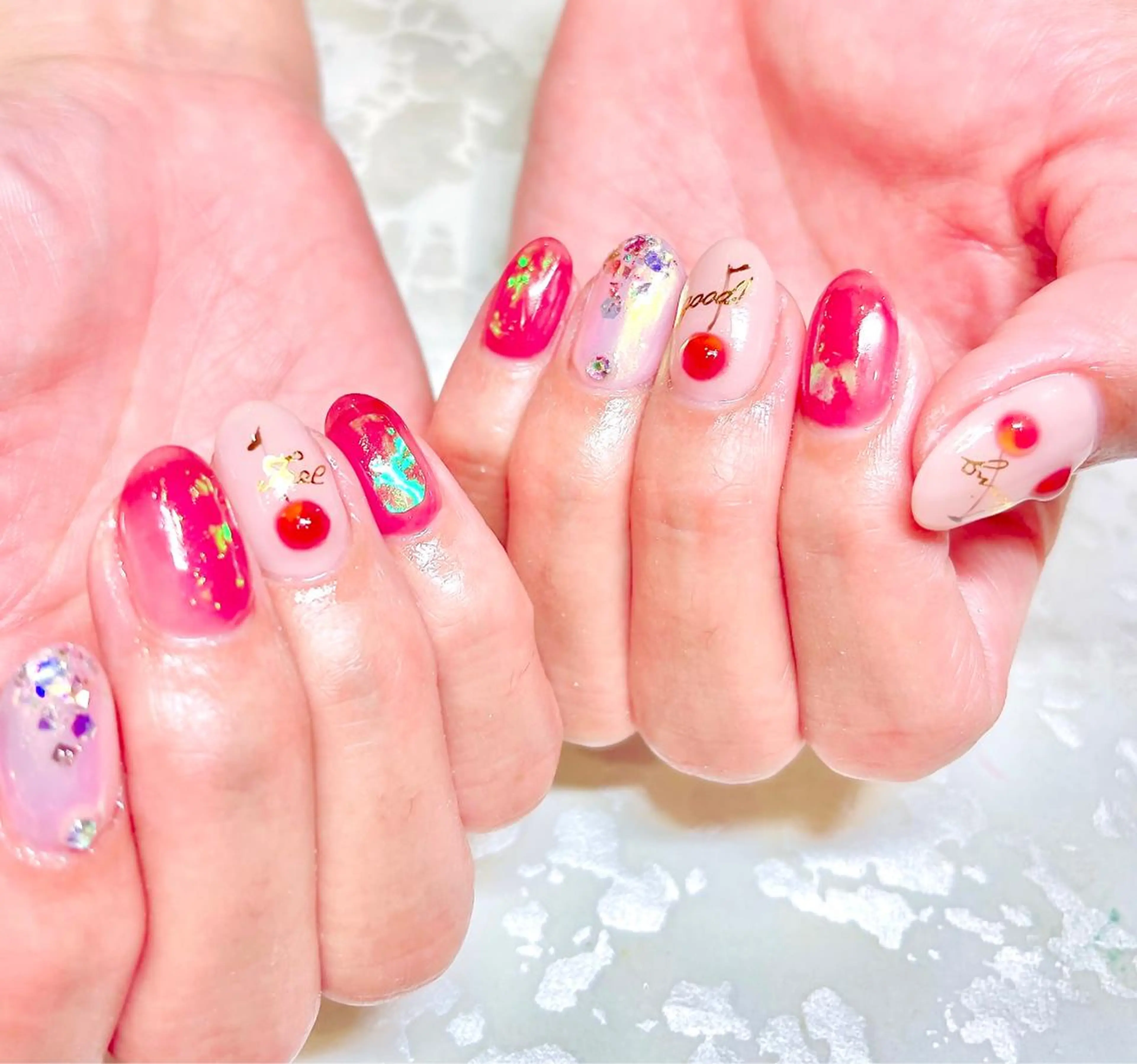 ネイル nail &eye    ADDICT OHORI所属・addict 練習中のネイルデザイン