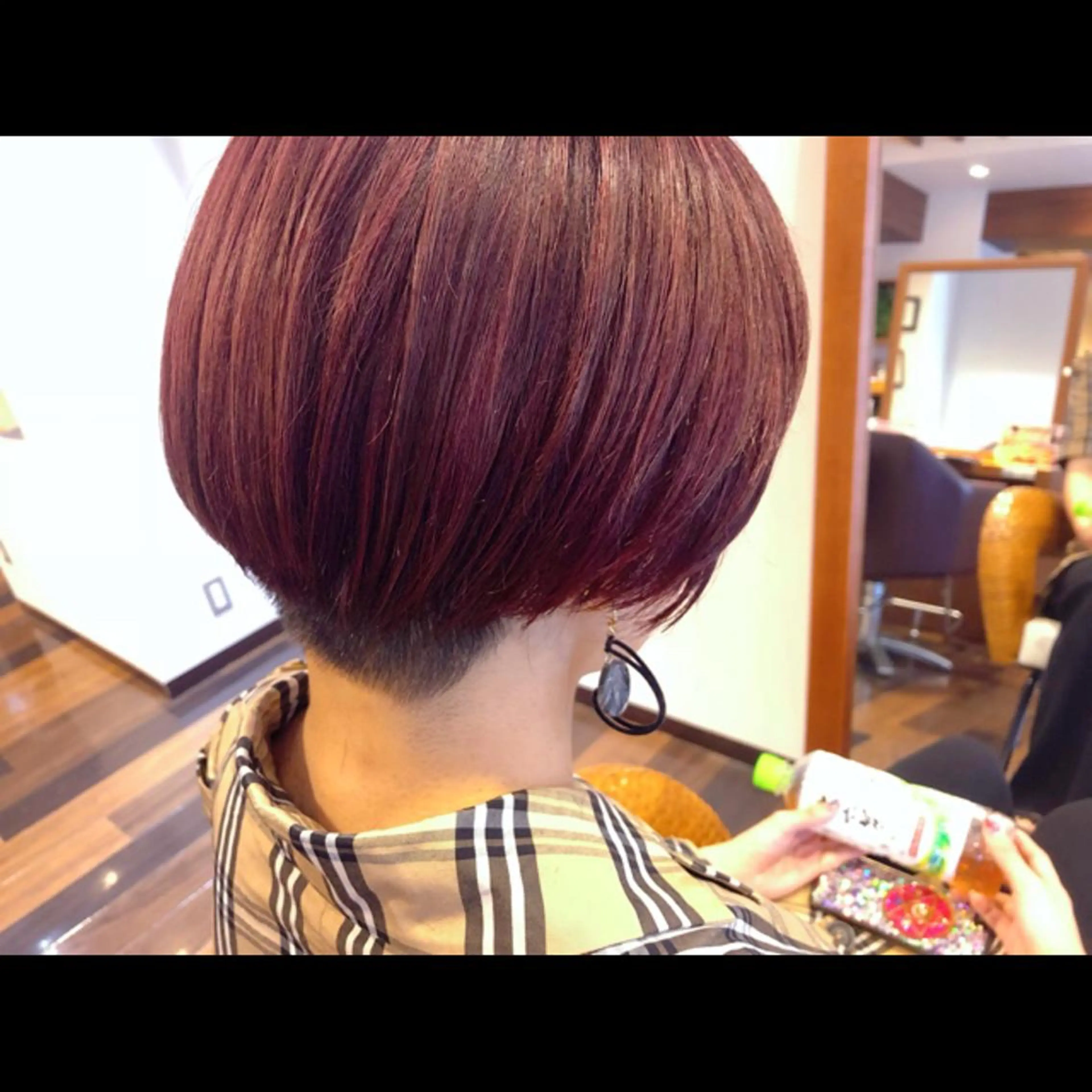 ショート カラー パーマ ヘアアレンジ メンズ moku所属・【mokuオーナー】 ちはるのヘアスタイル