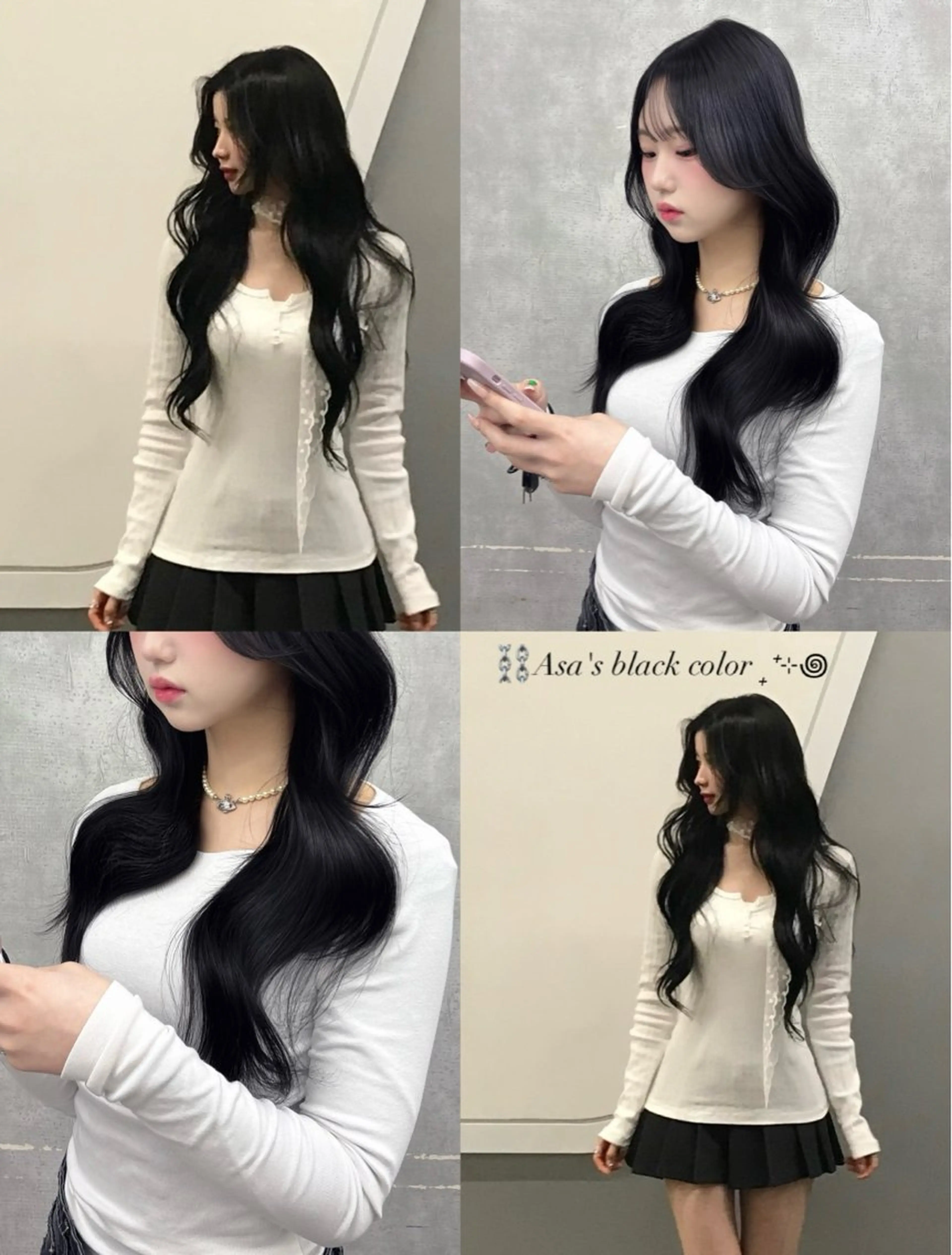 ロング カラー MAEUL NAGOYA所属・⛓ワンホンレイヤー 🥀🖤/あいりのヘアスタイル