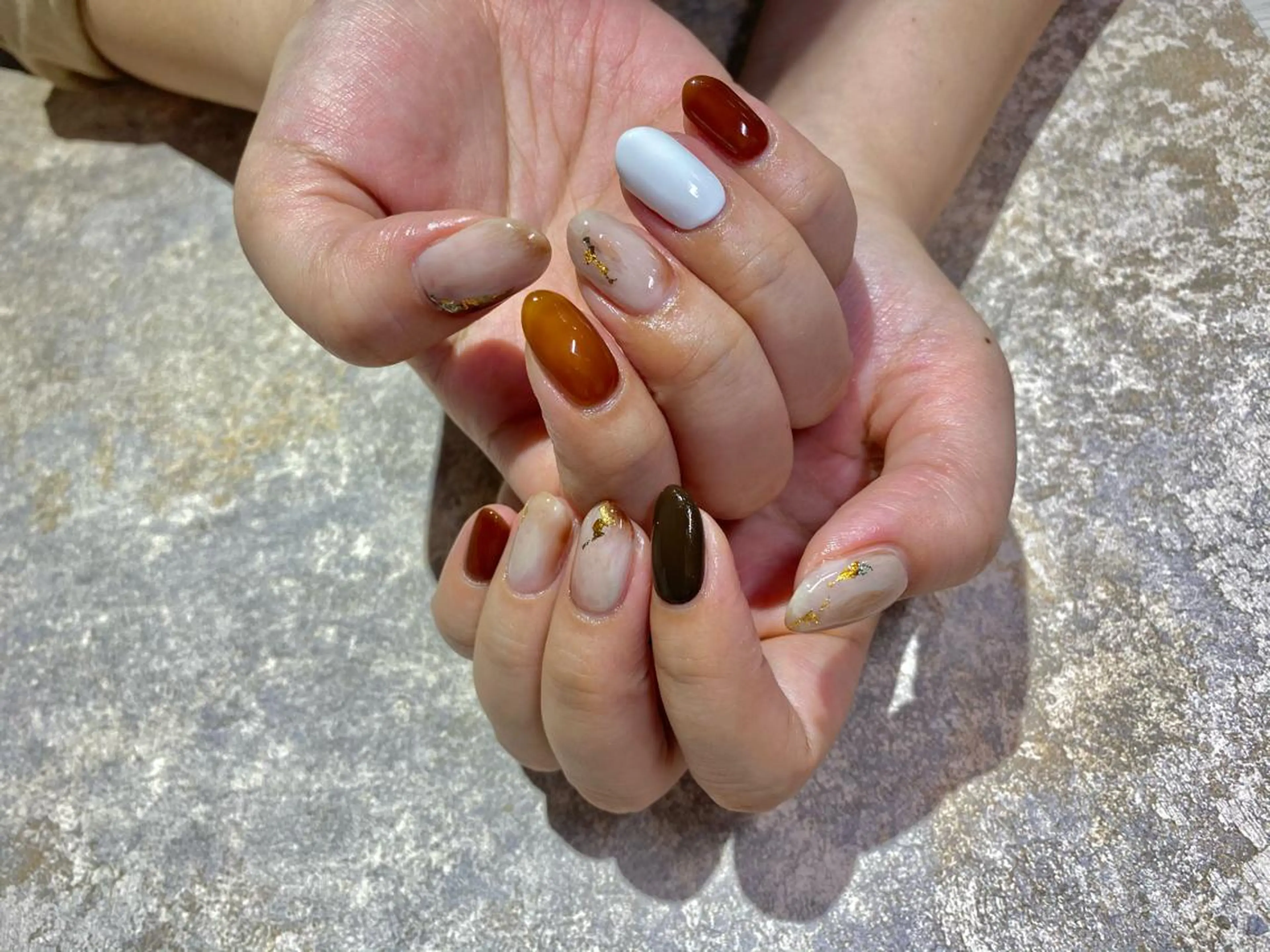 ネイル Amber21.所属・Nagahama Akariのネイルデザイン