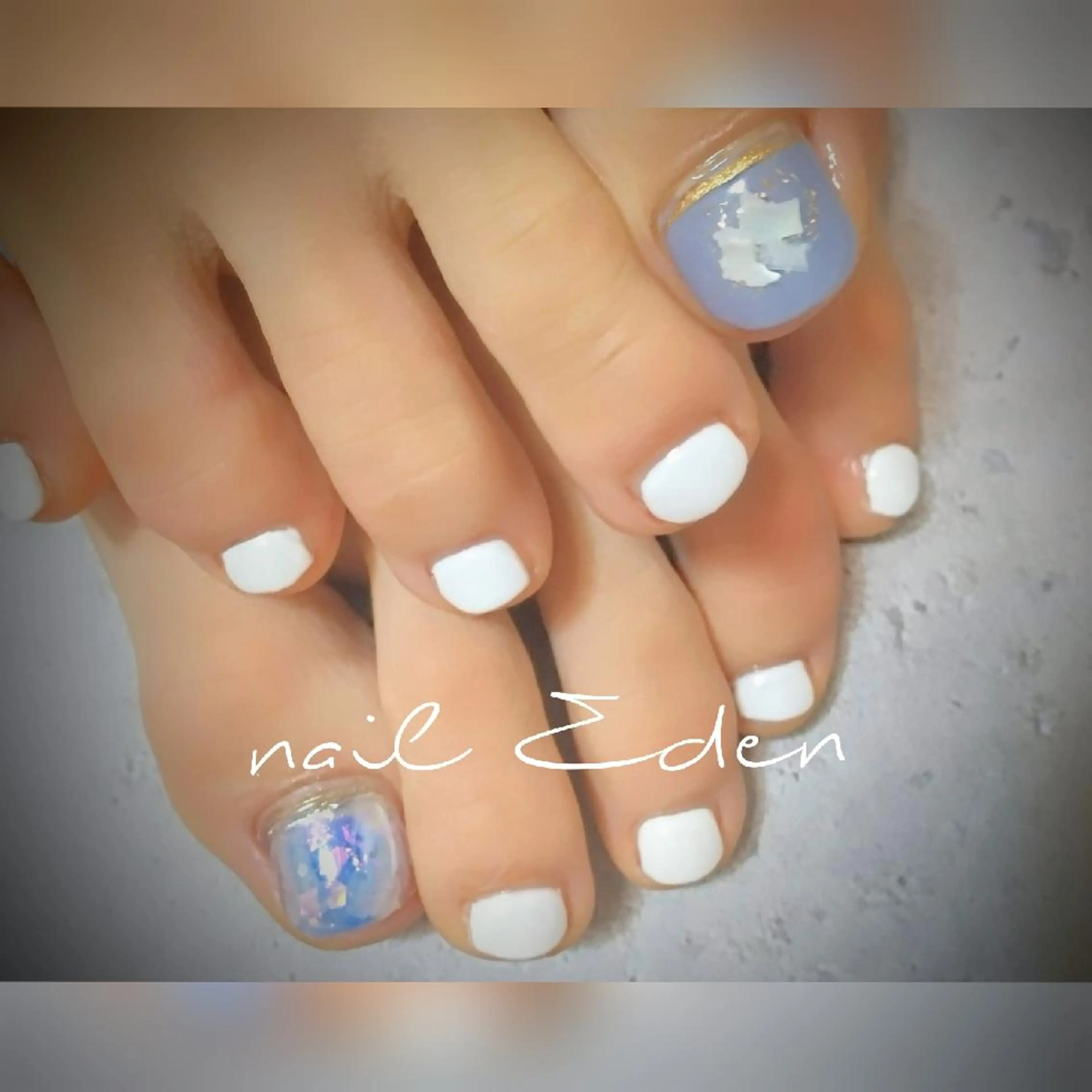 ネイル 持ち込み フットネイル Eden　private nail saron所属・Eden ♾️のネイルデザイン
