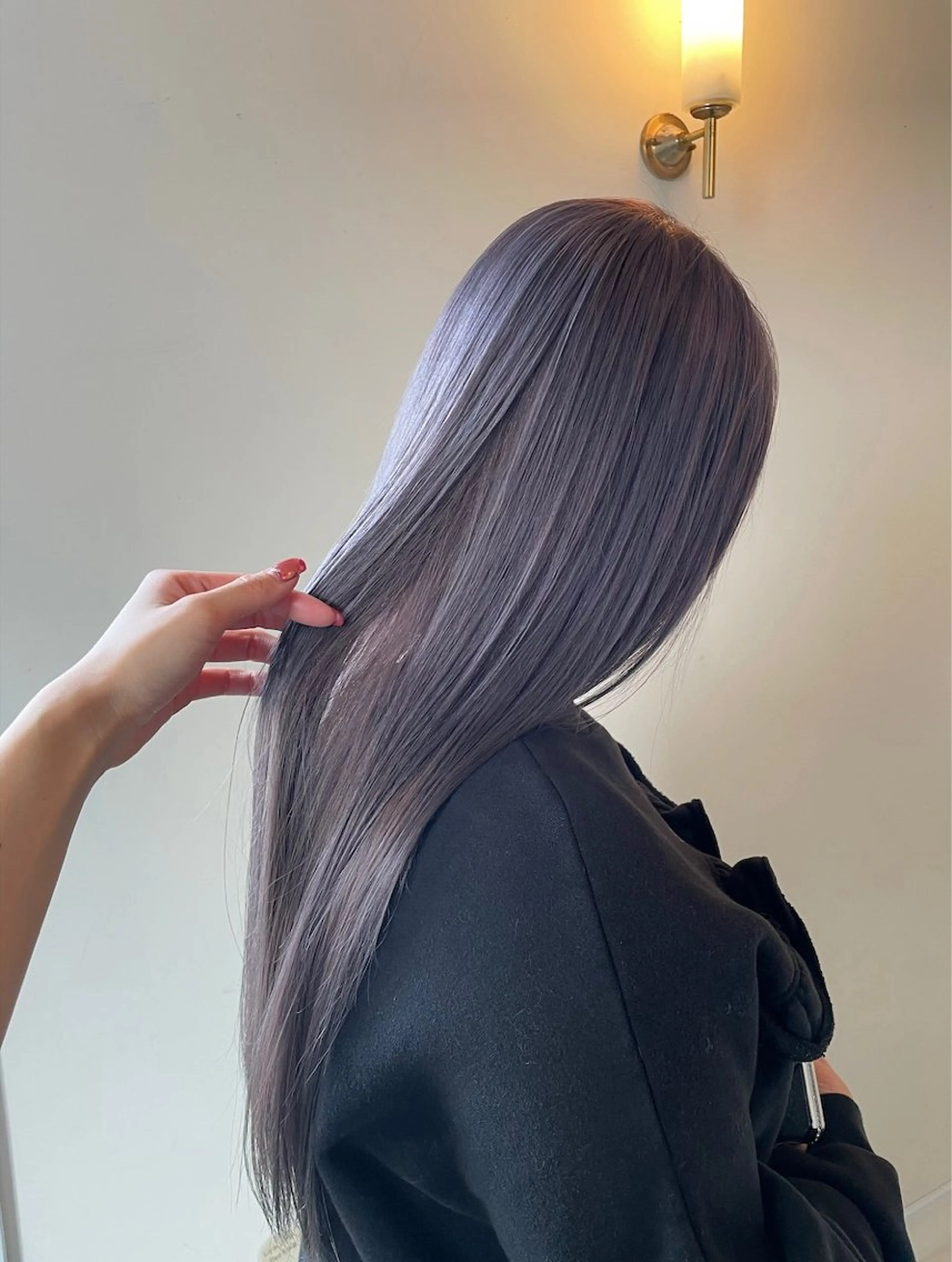 ミディアム カラー ラベンダーカラー ヘアカラー Re.ly所属・Re.ly🎀 Ricoのヘアスタイル