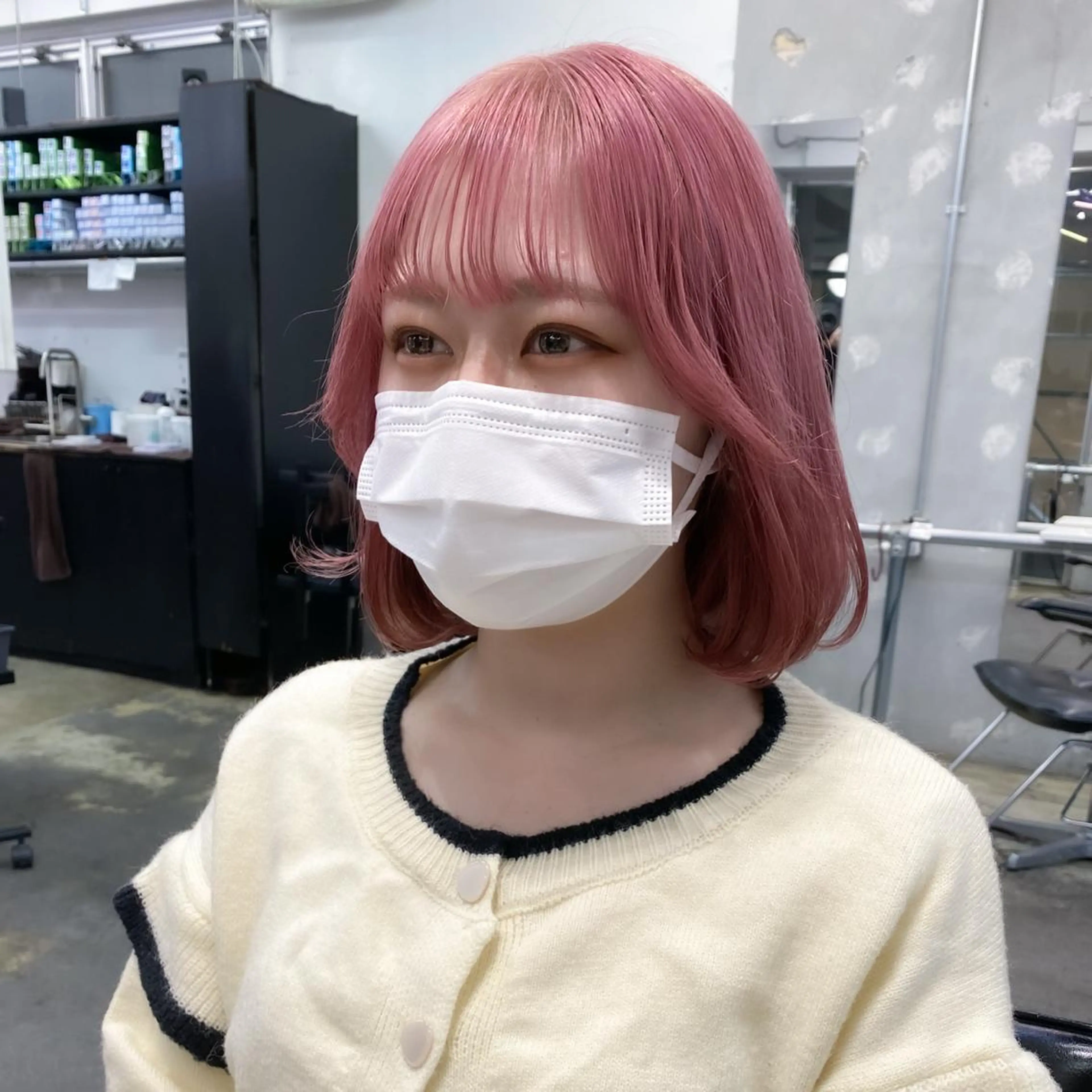 ミディアム カラー 💗💗韓国レイヤー yu-ki💗💗のヘアスタイル