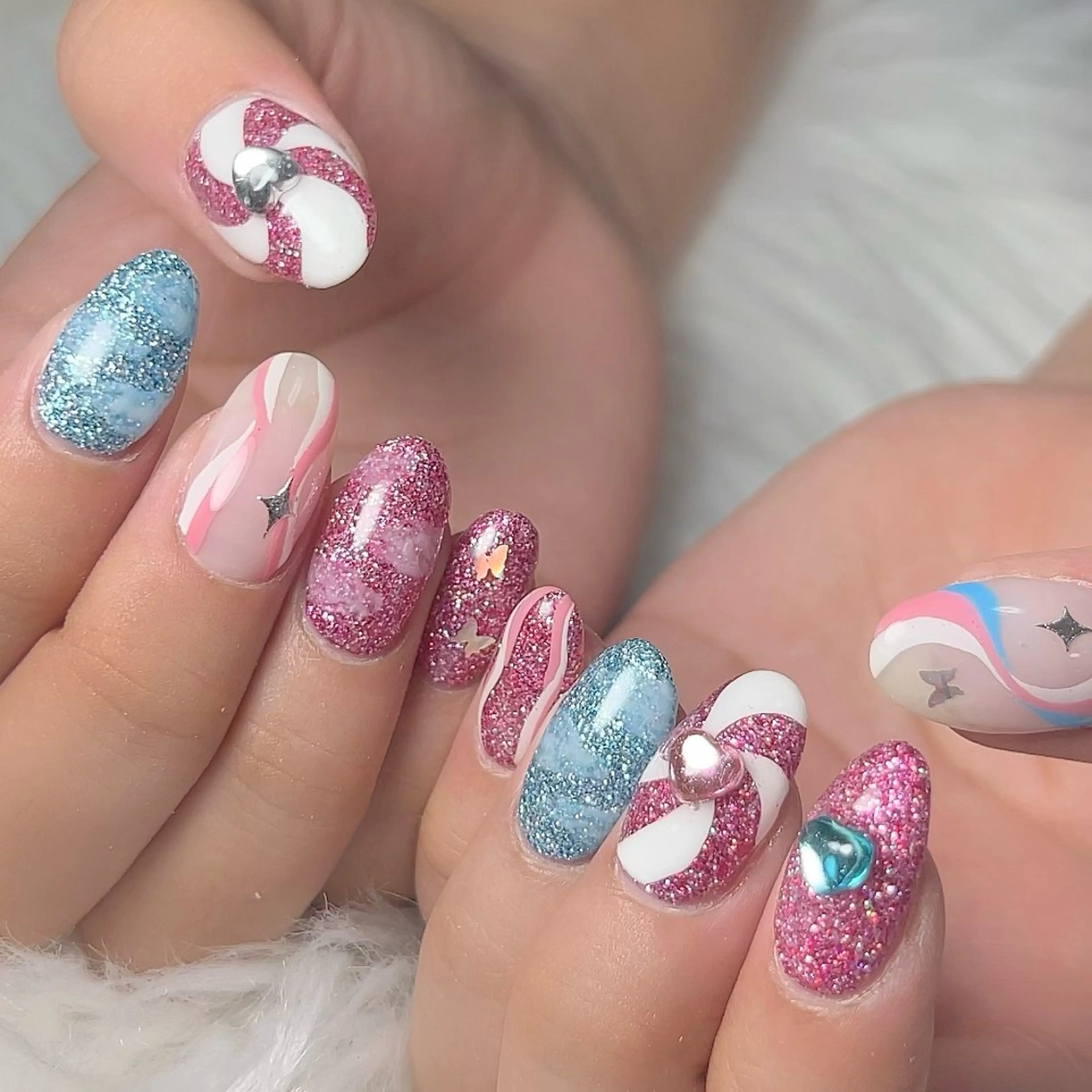 ネイル ハンドネイル 【Yappy🌈】 💖P-tanaのネイルデザイン