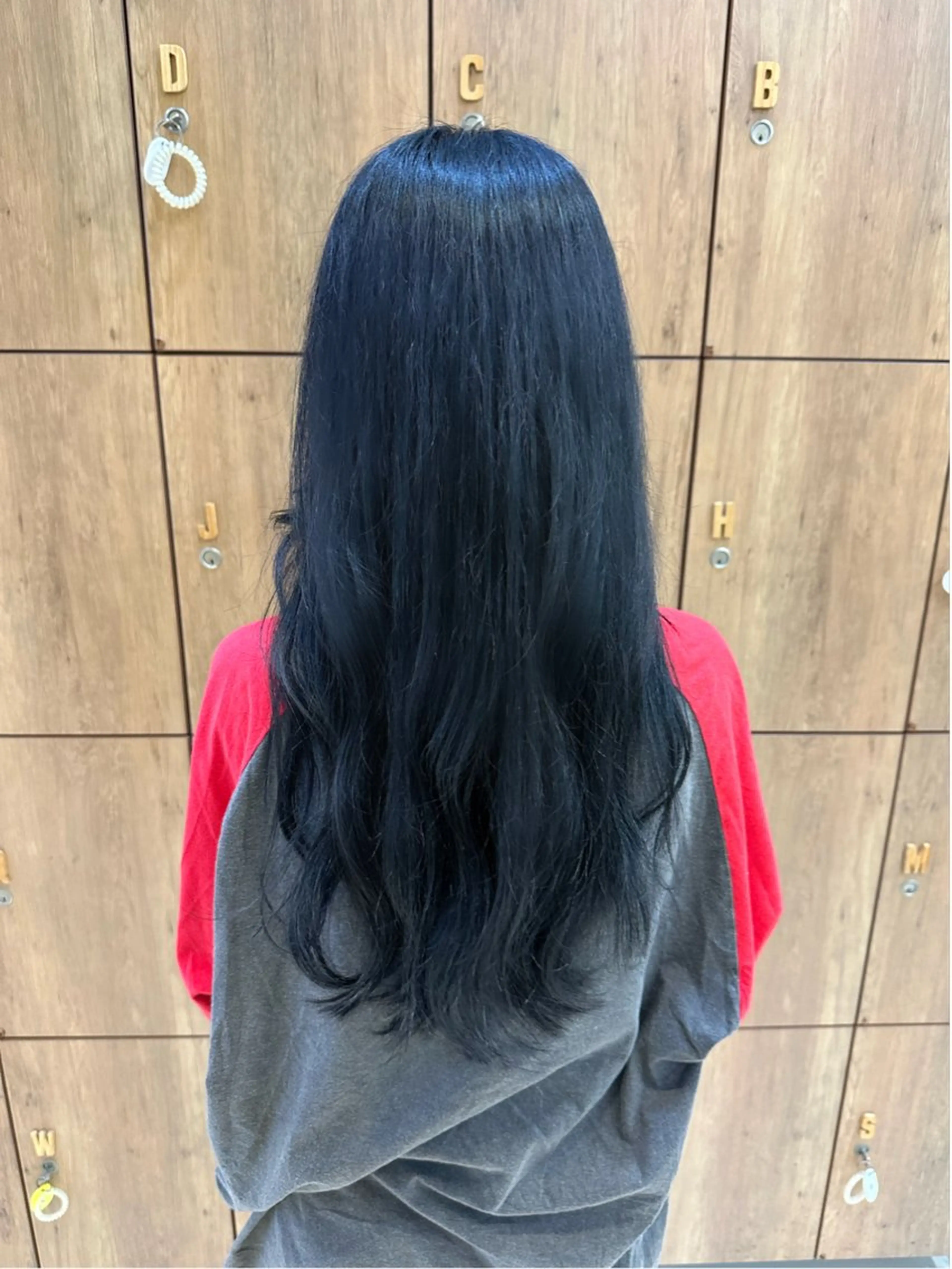 ロング カラー 透明感カラー Ancheri by flammeum戸塚店所属・ひな/ボブカット/ ブリーチなしWカラーのヘアスタイル