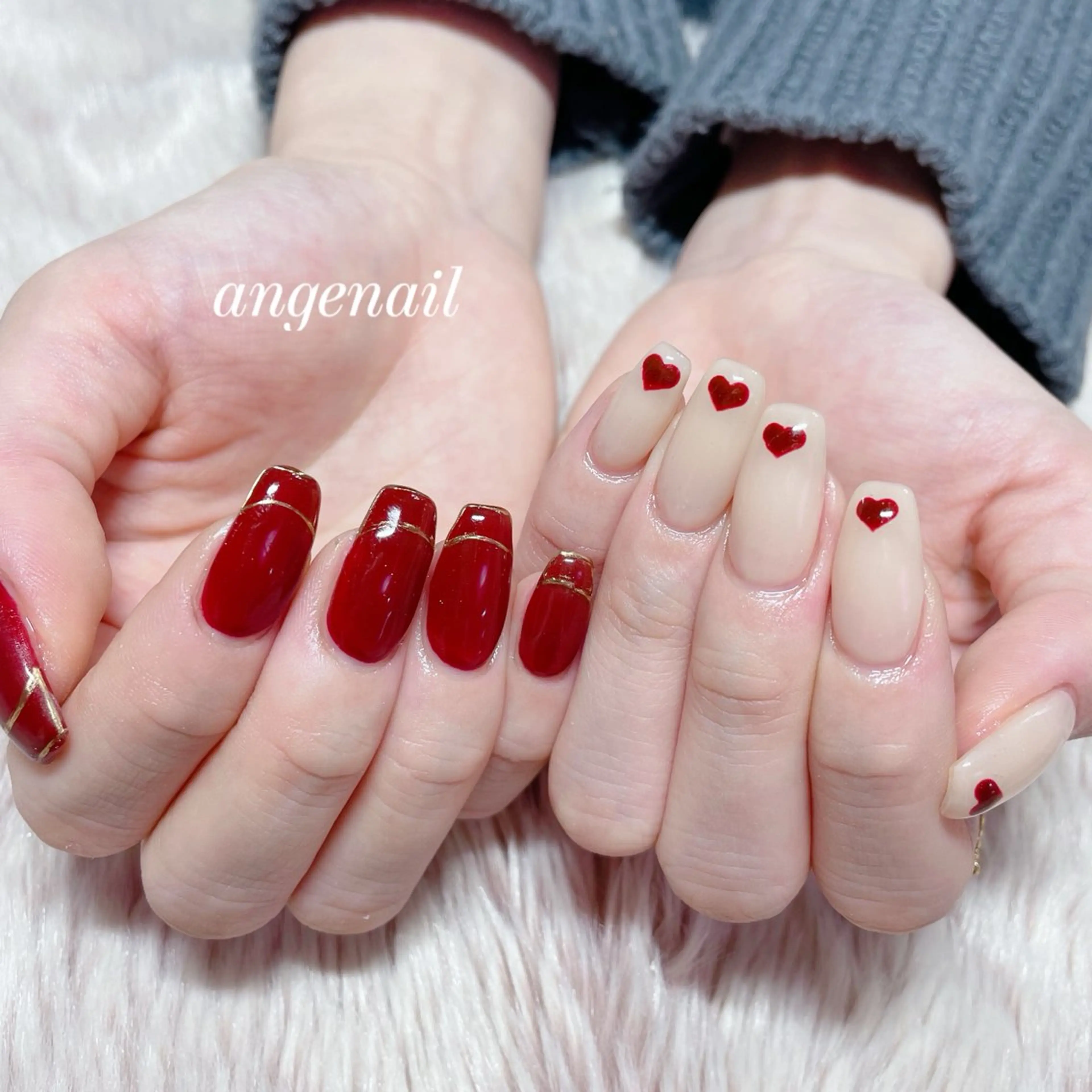 ネイル ハンドネイル オーナーネイリスト MAKIのネイルデザイン