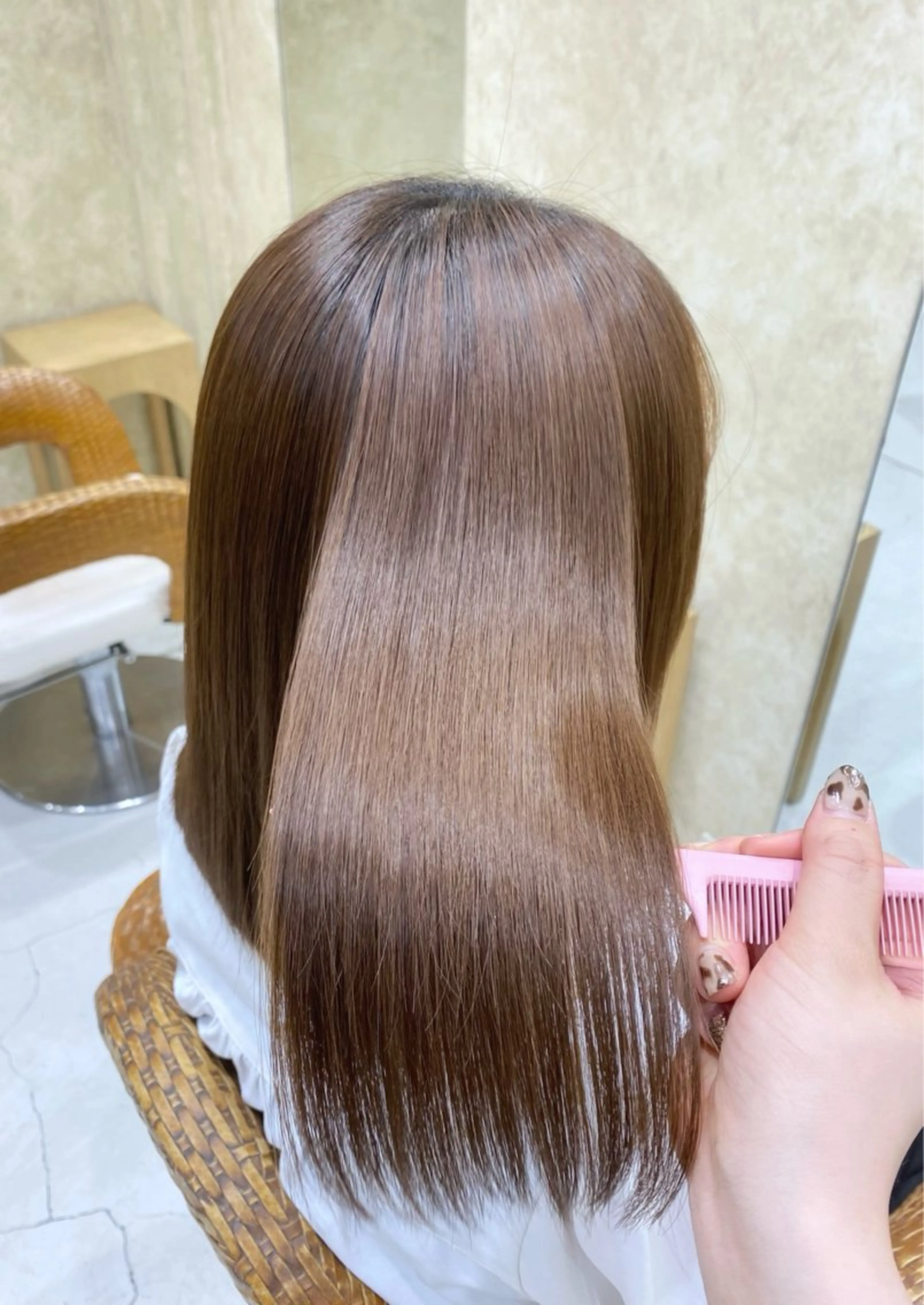 ロング 髪質改善 トリートメント Tierra 原宿所属・関 日葉里のヘアスタイル