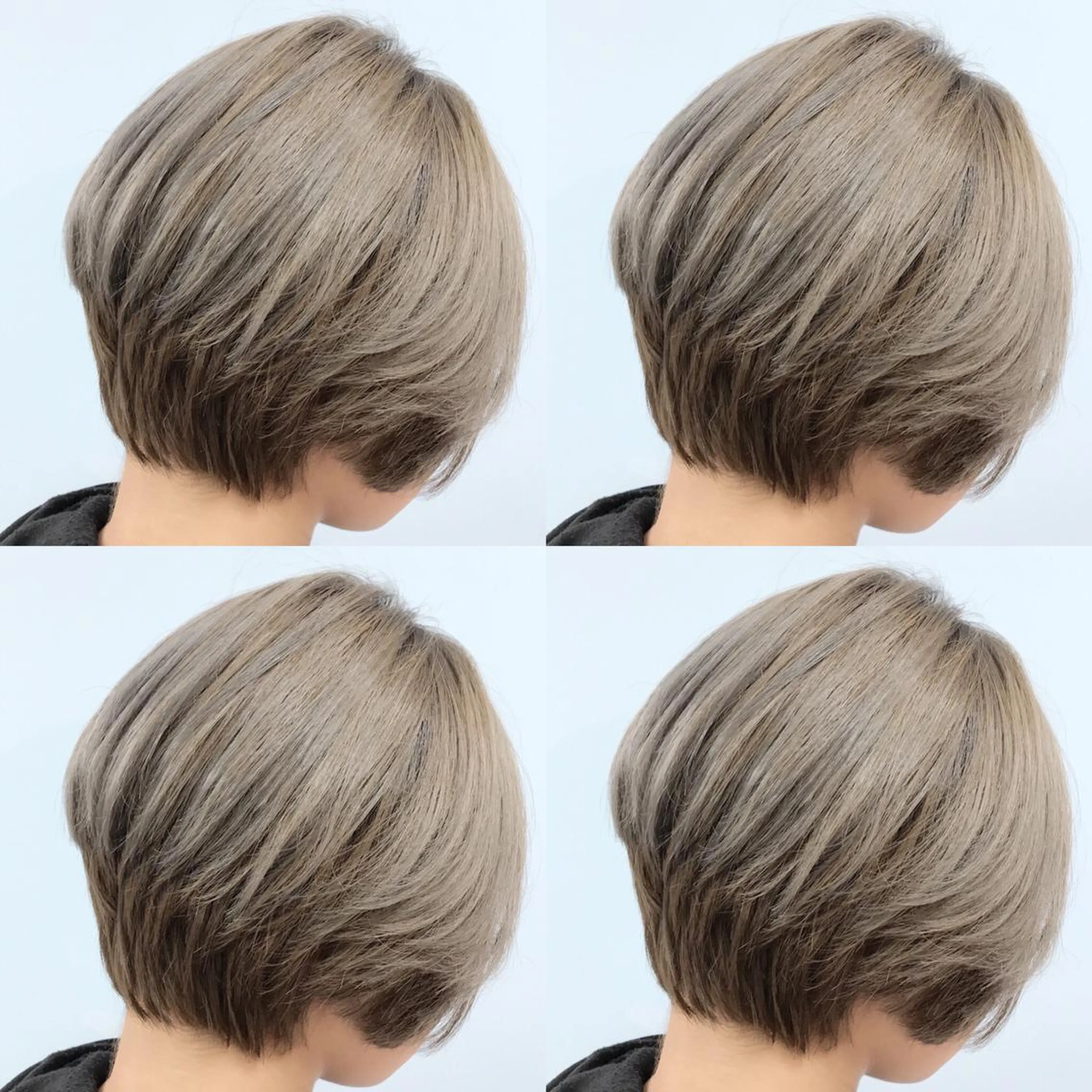 ショート カラー アッシュ ホワイトアッシュ supbytomee所属・カラー特化型サロン #SUP.のヘアスタイル