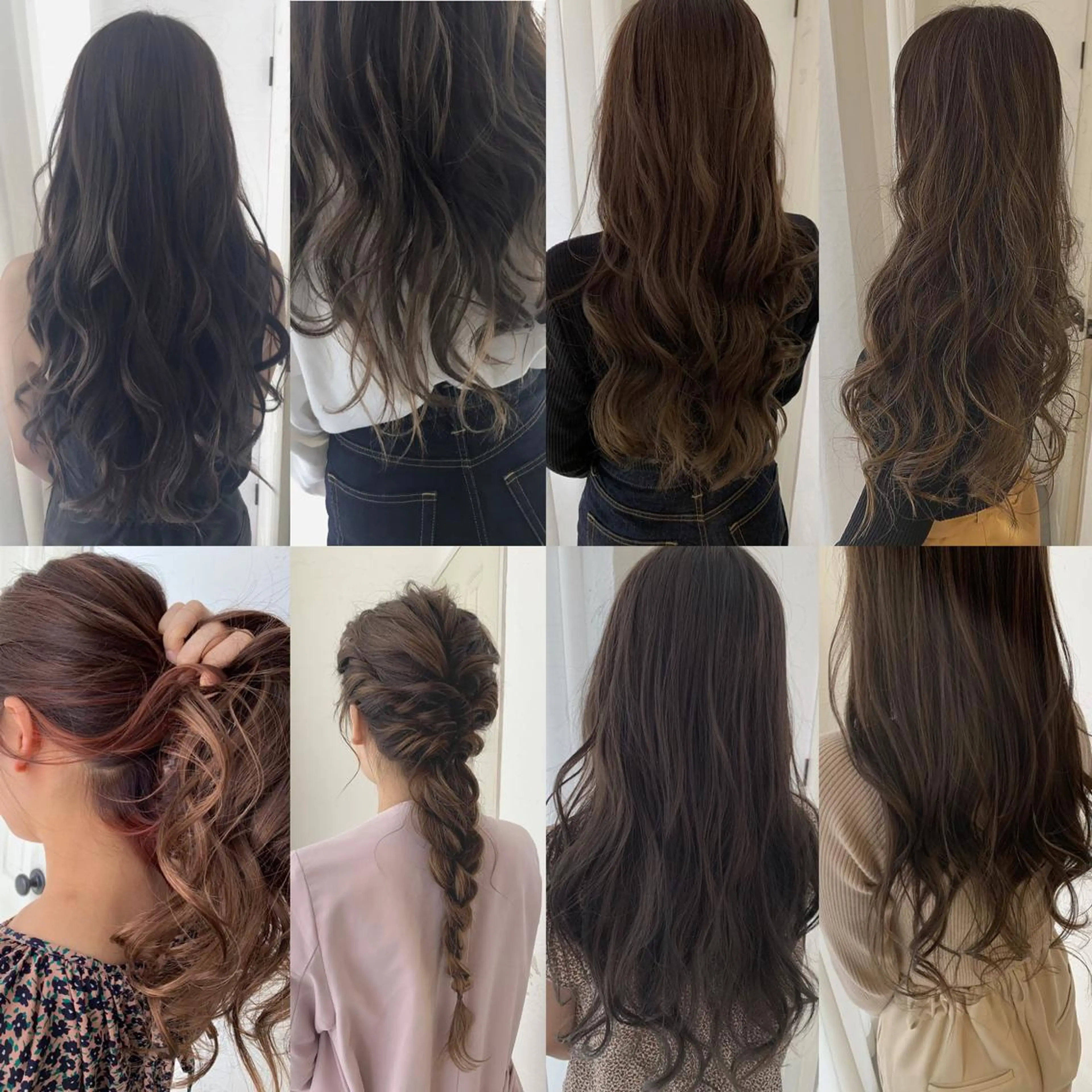 ロング カラー カット ヘアカラー fio マナミのヘアスタイル