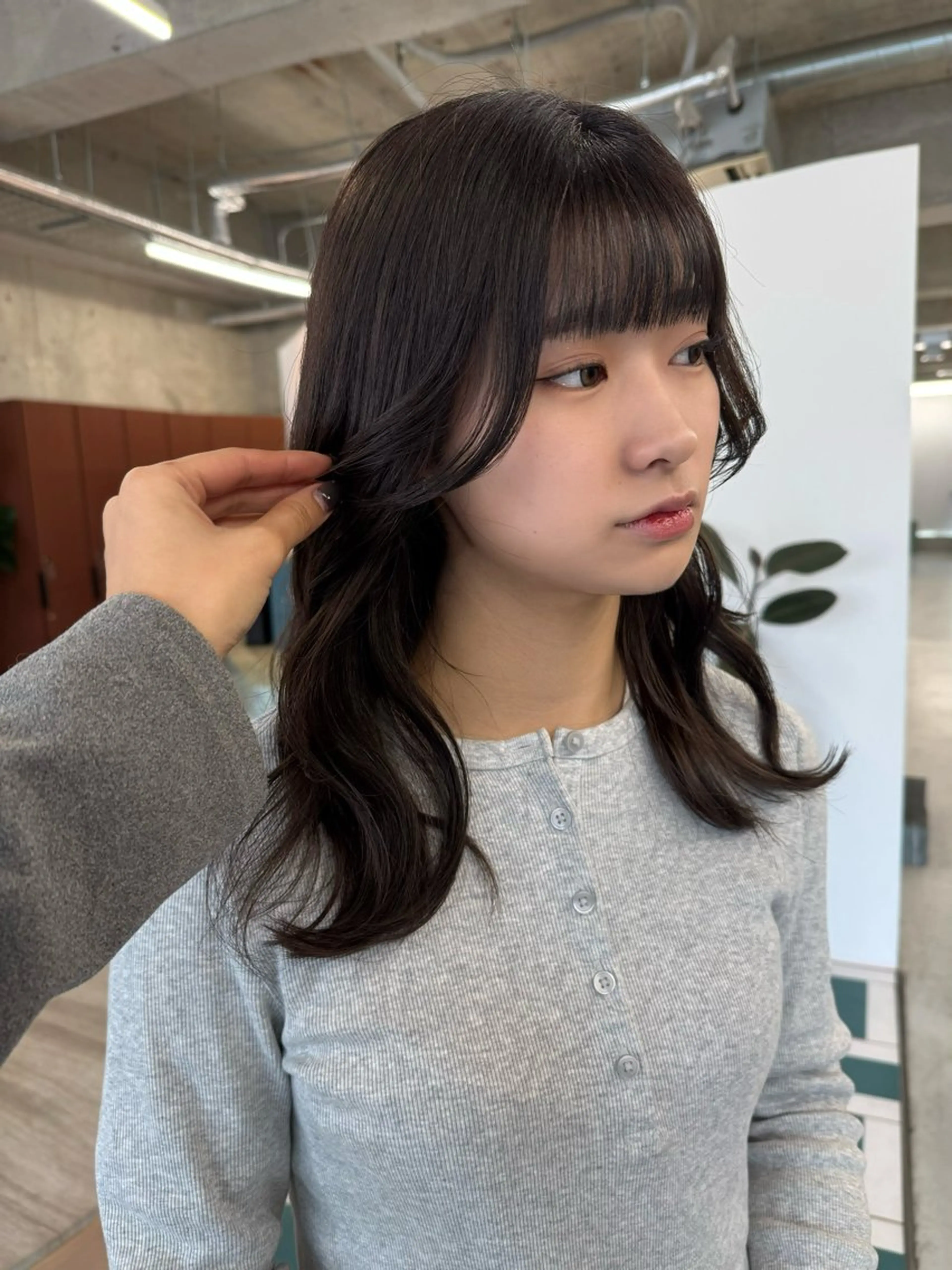 ミディアム カラー カット ヘアカラー トリートメント MIKU★ボブ/デザ イン/透明感カラーのヘアスタイル