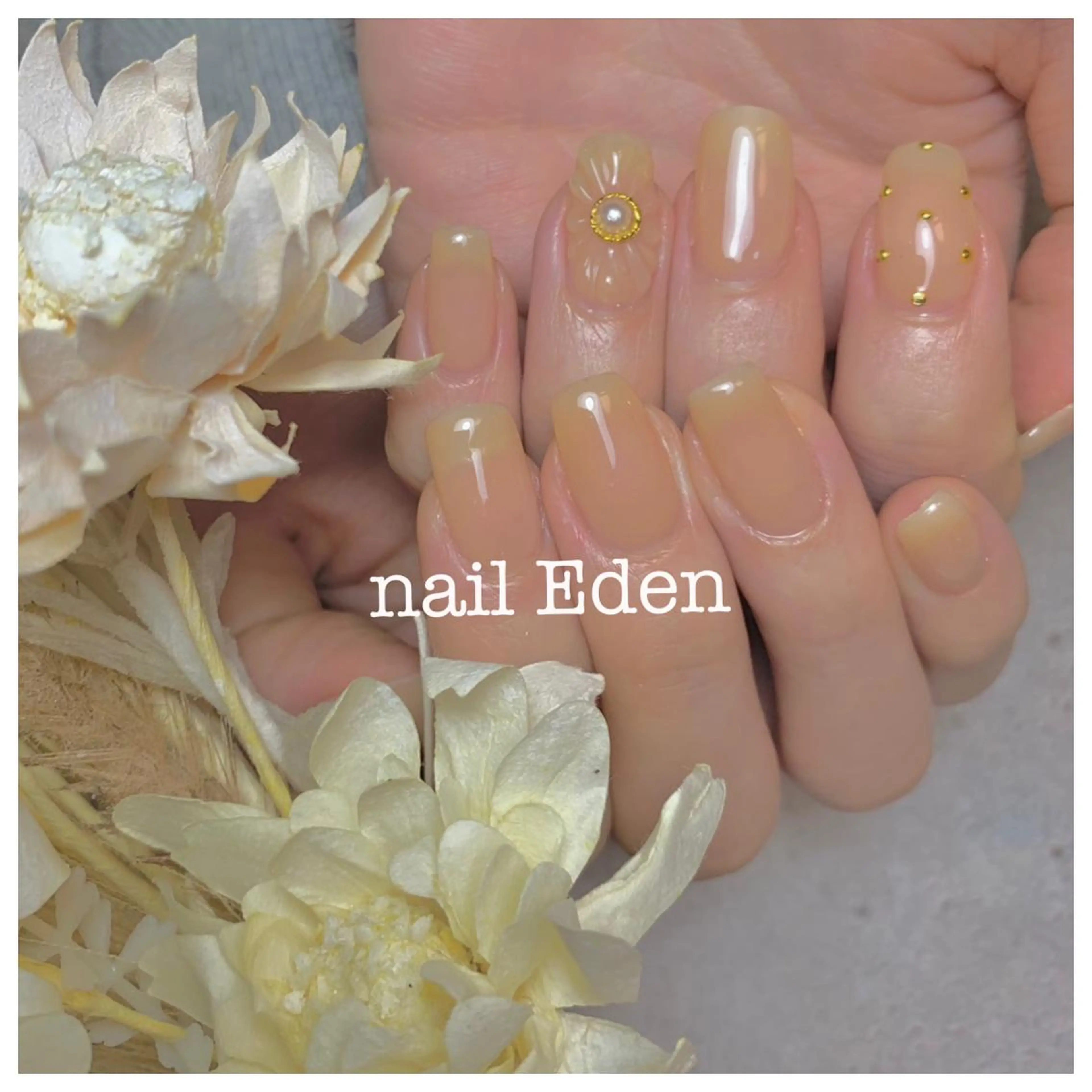 ネイル 持ち込み ハンドネイル ハンドケア Eden　private nail saron所属・Eden ♾️のネイルデザイン