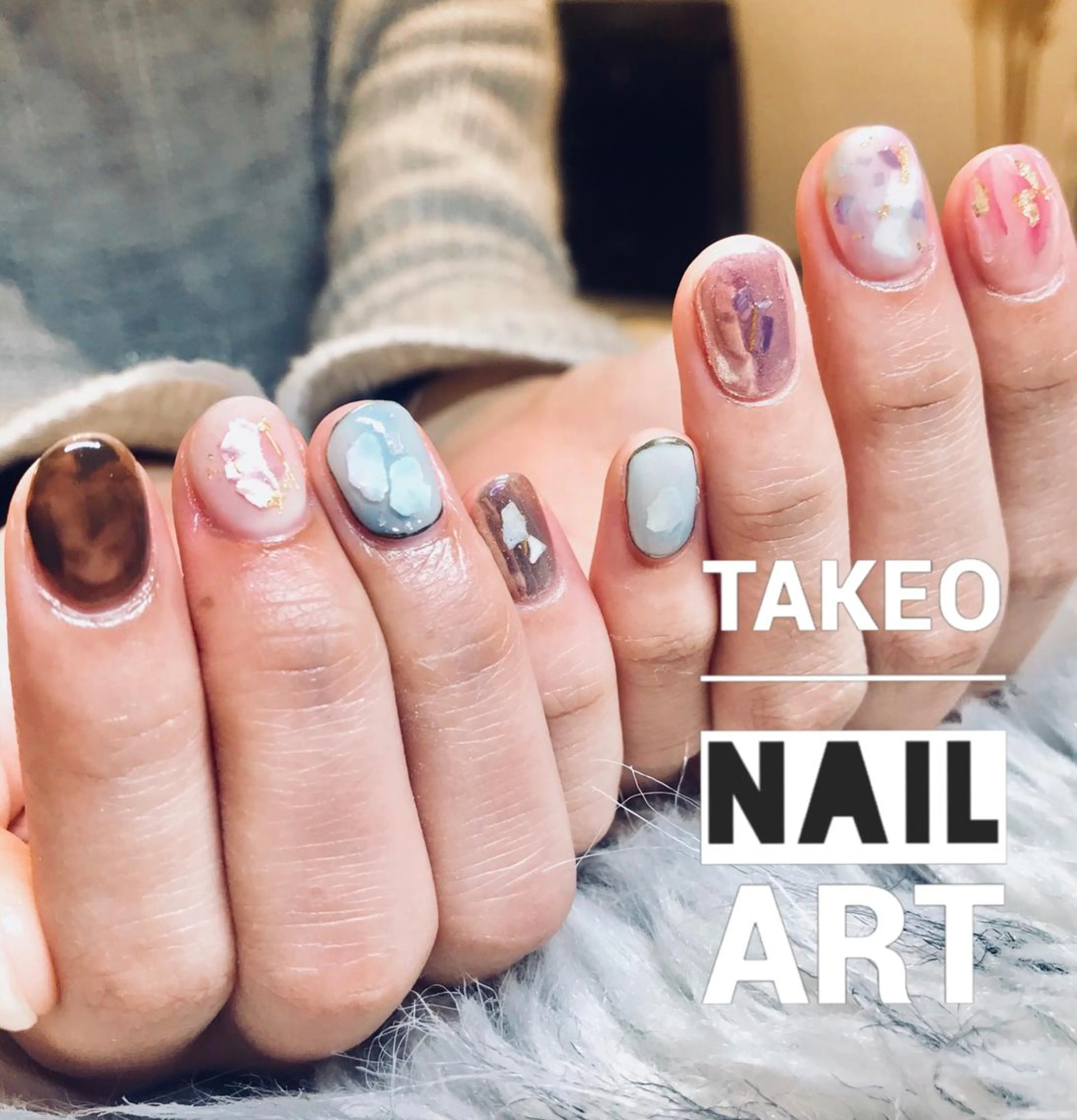 ショート ネイル nail&eye Aoのマツエク・マツパデザイン