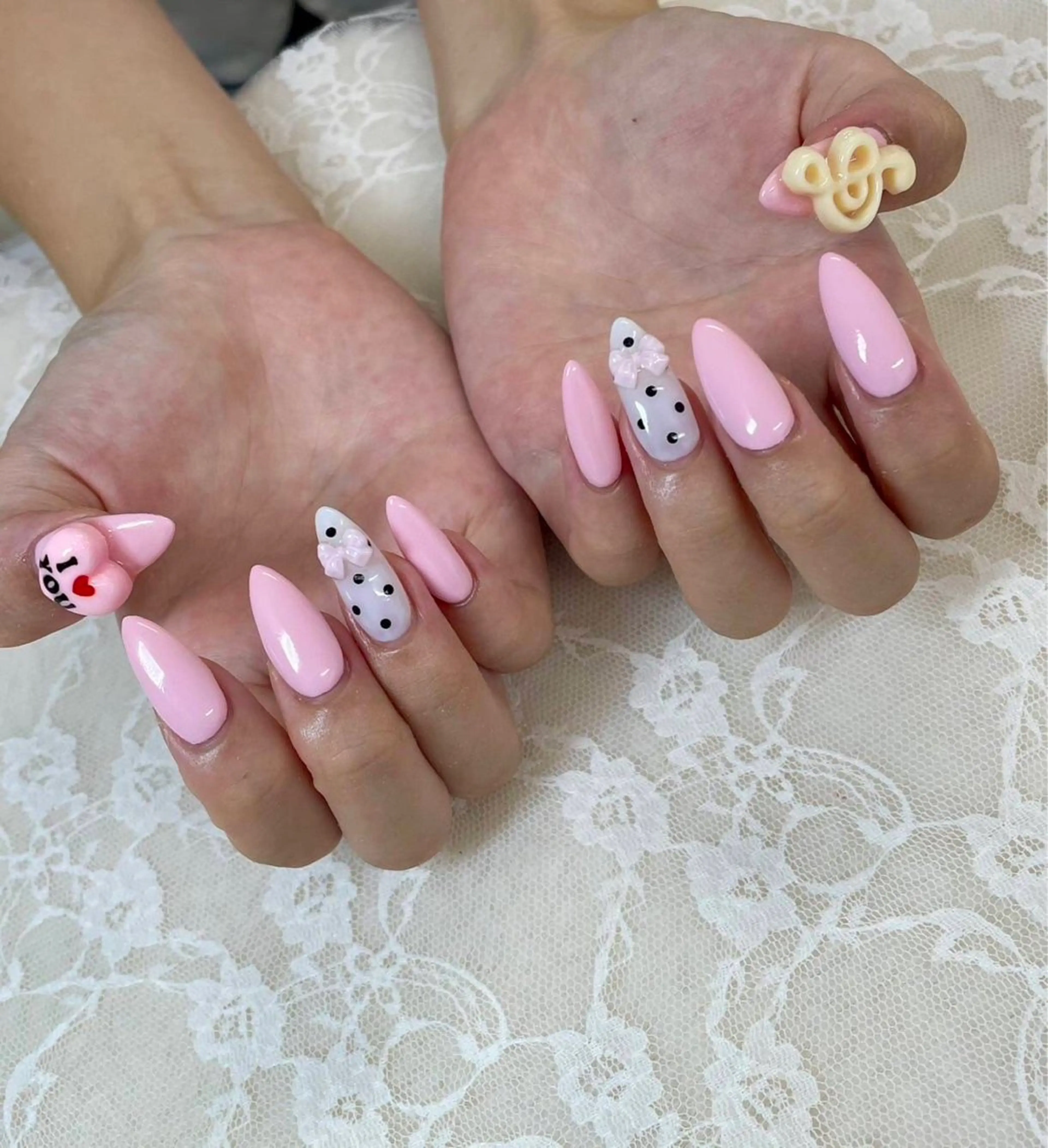 ネイル ピンク ハンドネイル ハンドケア Epokku ネイルサロンのネイルデザイン