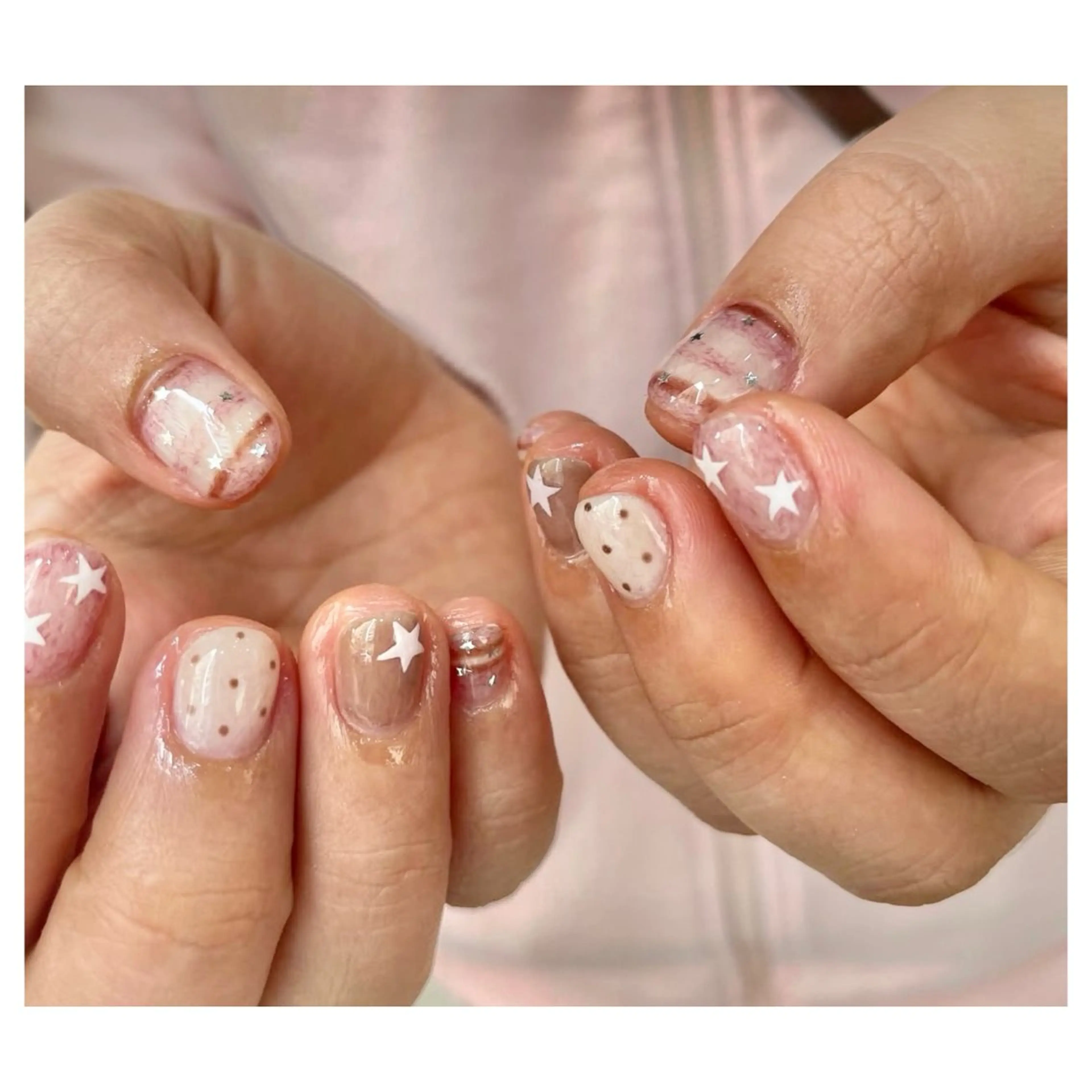ネイル ハンドネイル ⏦Little 𐙚 Nail⏦のネイルデザイン