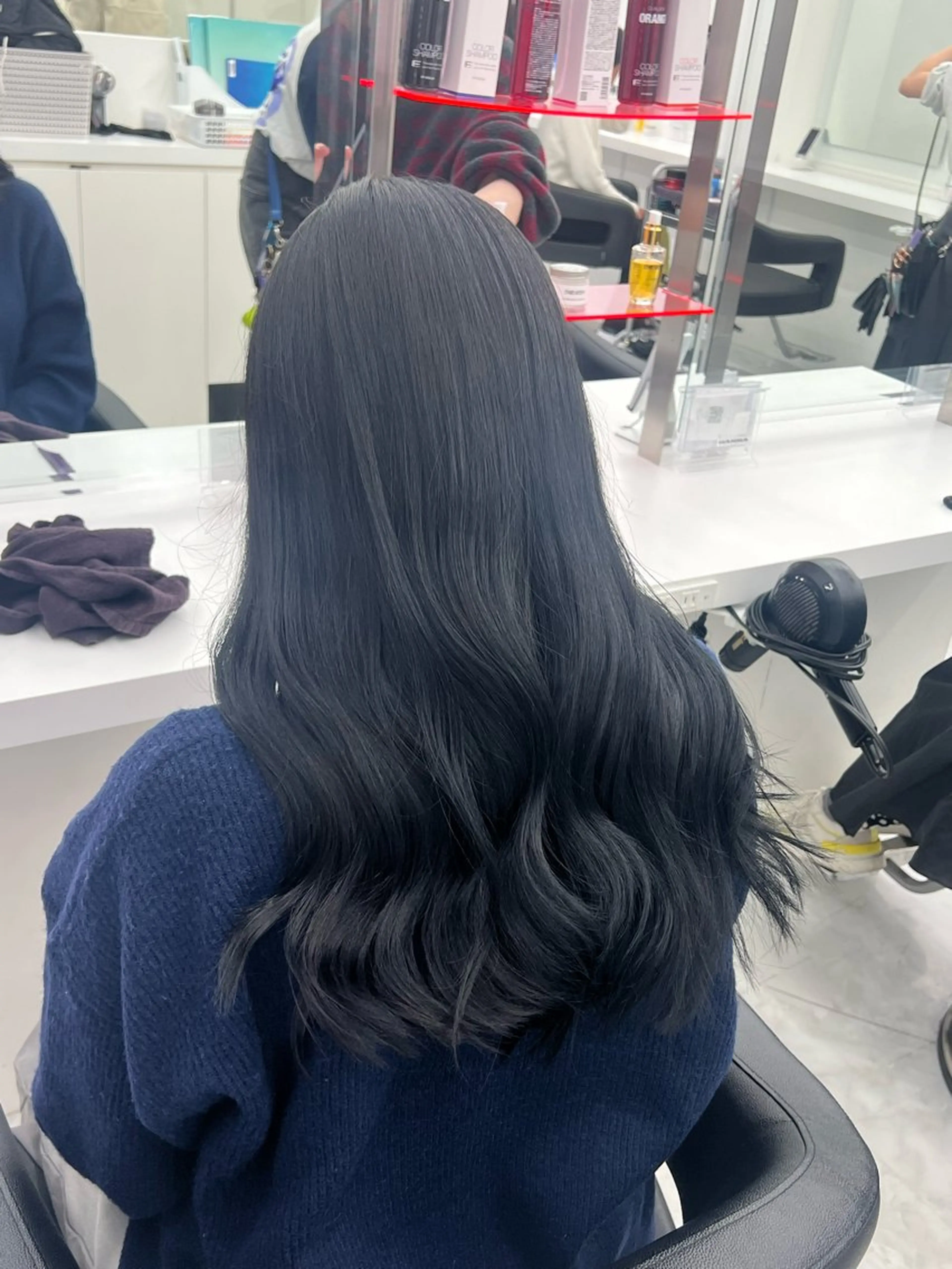 ロング カラー ヘアアレンジ ダブルカラー特化💖 韓国ヘア💖りくのヘアスタイル