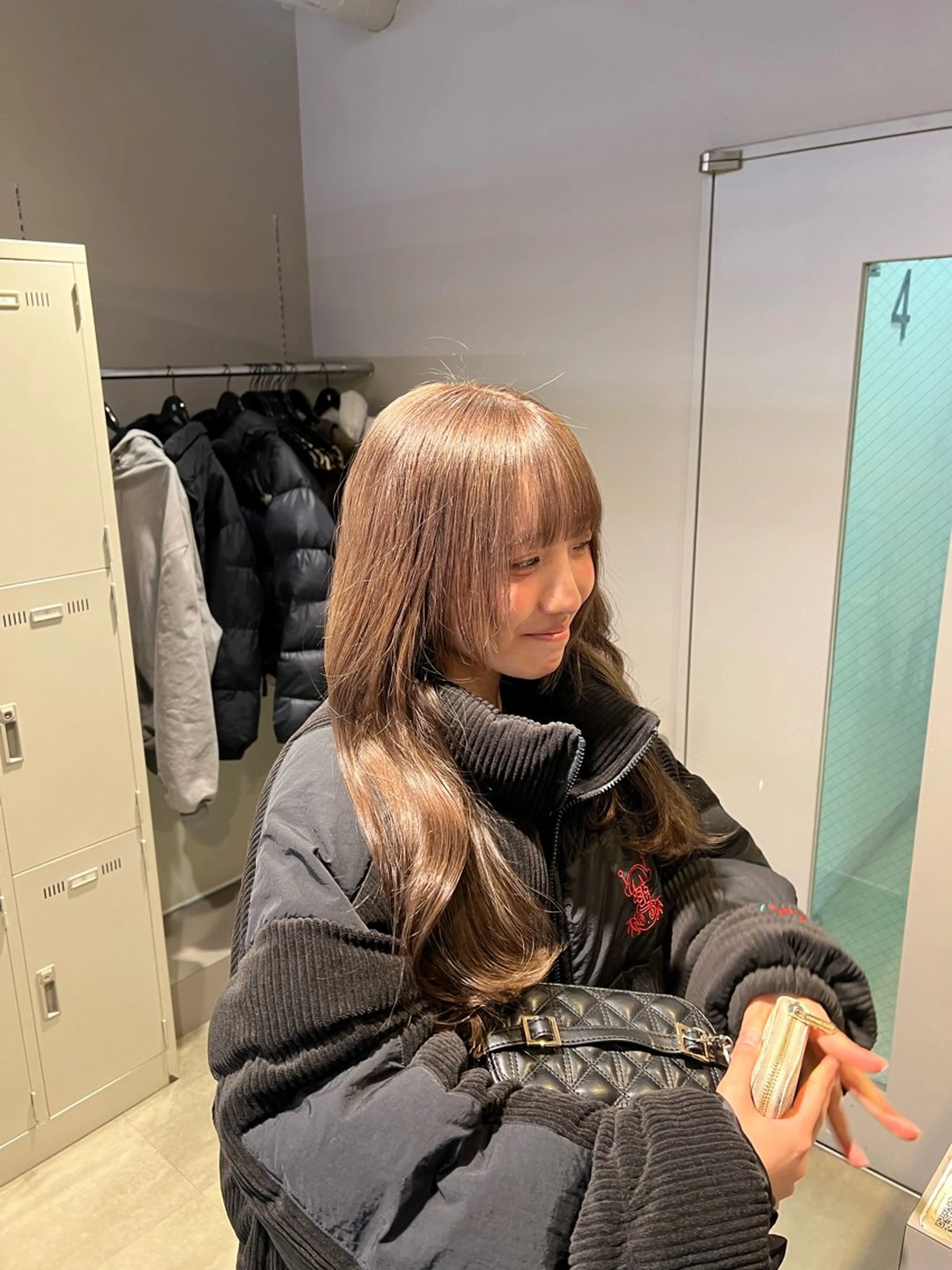 セミロング カラー カット ヘアカラー 韓国レイヤーカット /REIのヘアスタイル