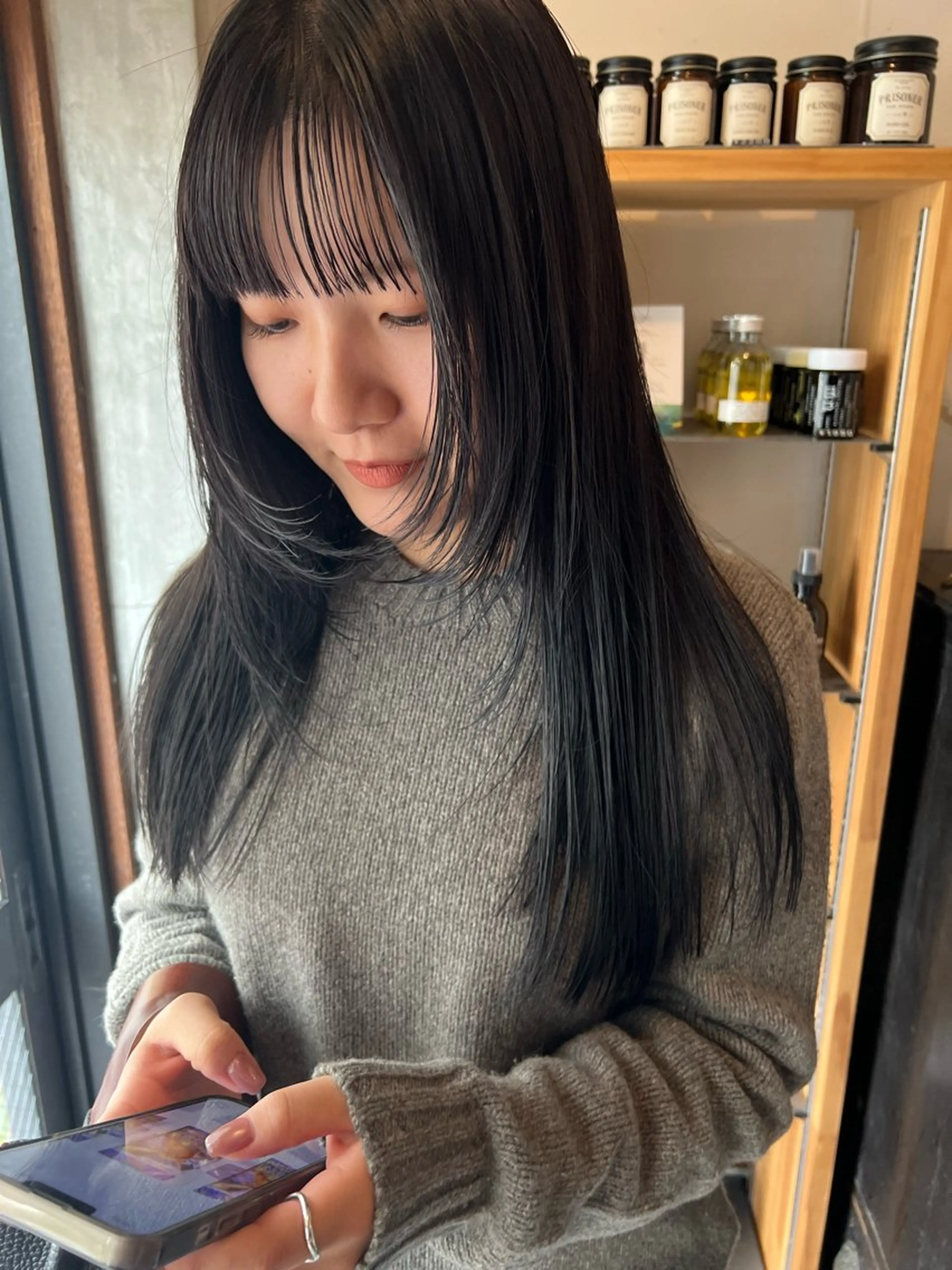 ロング カット 上原 みちるのヘアスタイル