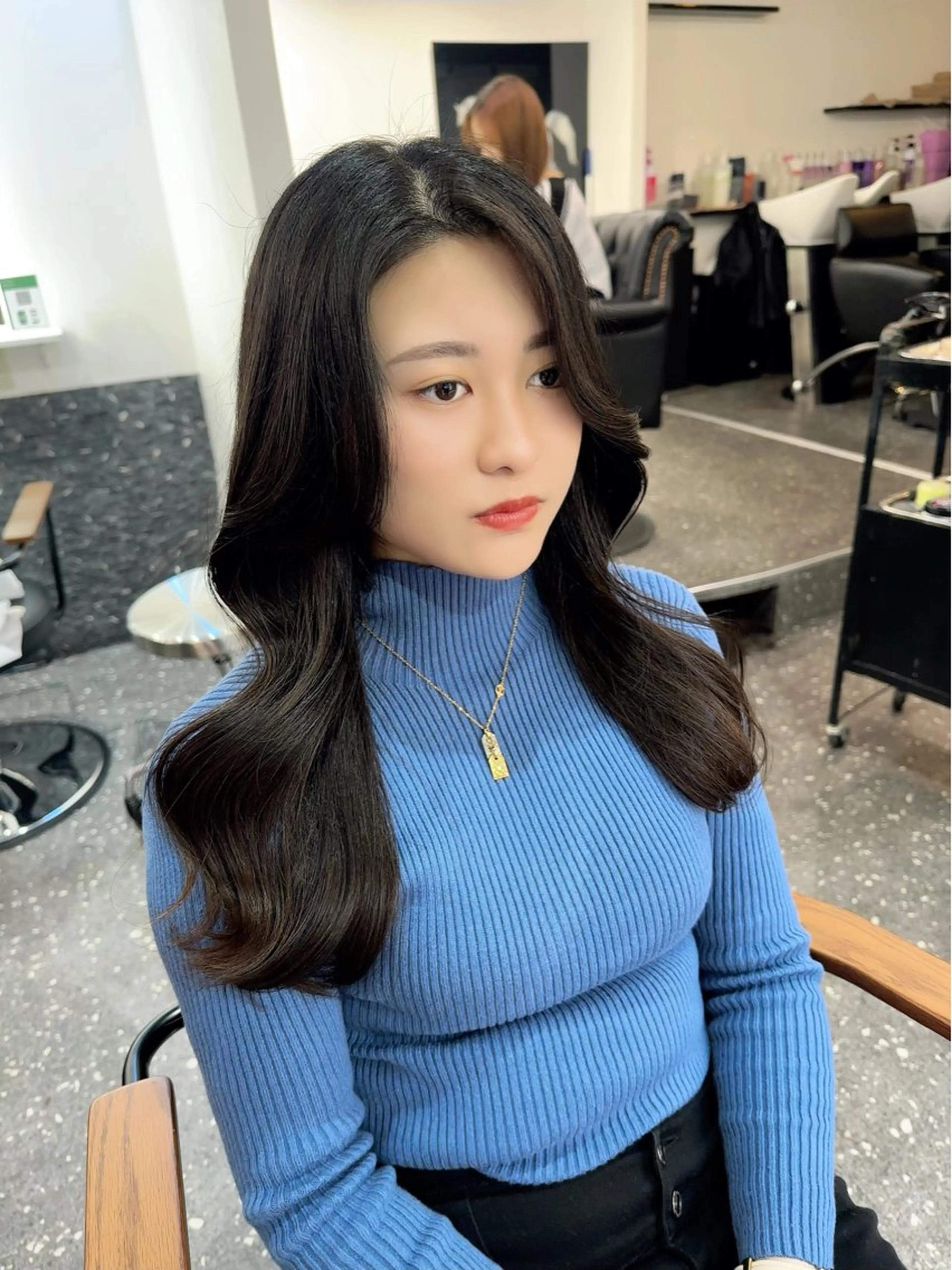 ロング 髪質改善⭐️縮毛矯正 中野⭐️Rinaのヘアスタイル