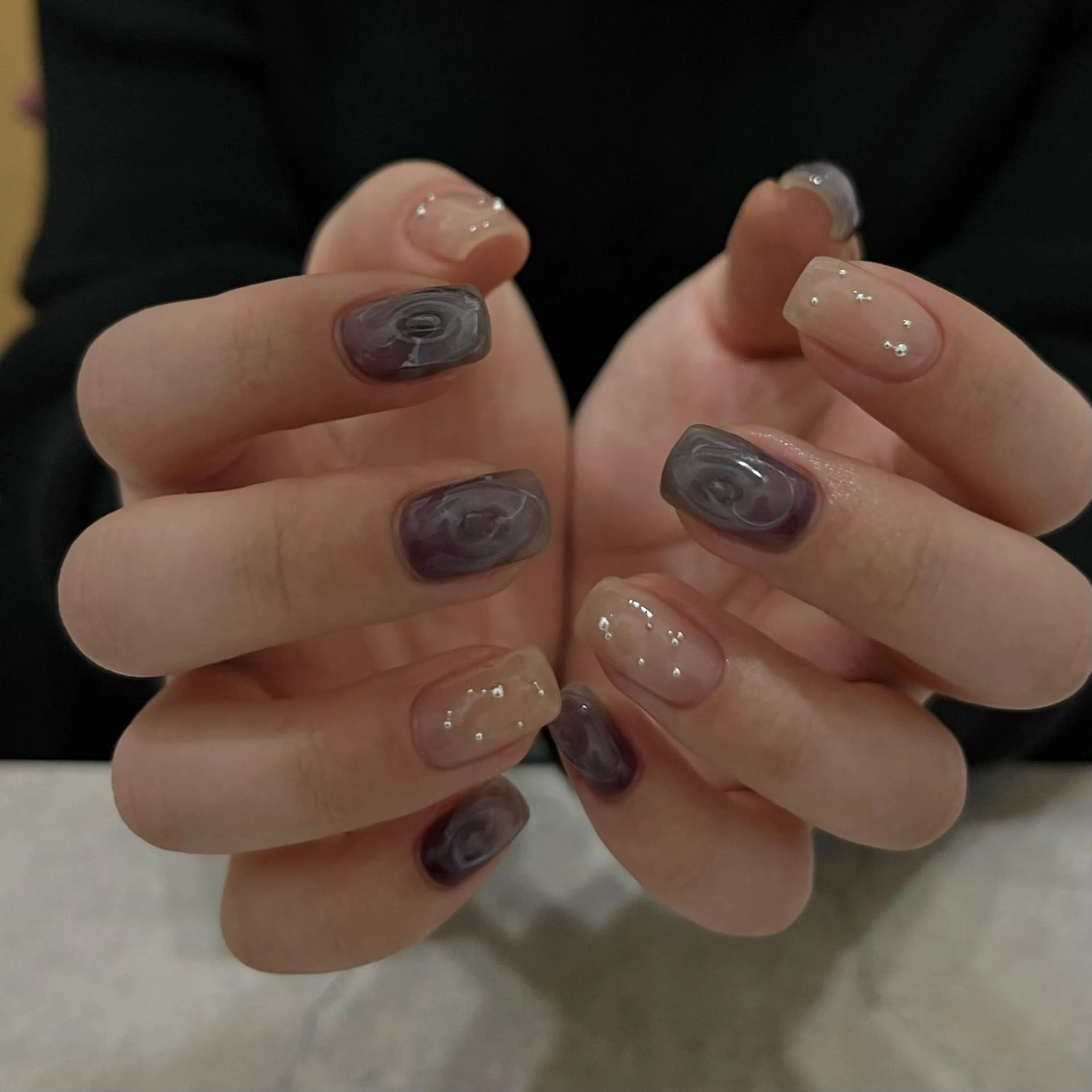 ネイル グリーン ハンドネイル nail salon O (en)所属・vegh. nail／阿波座のネイルデザイン