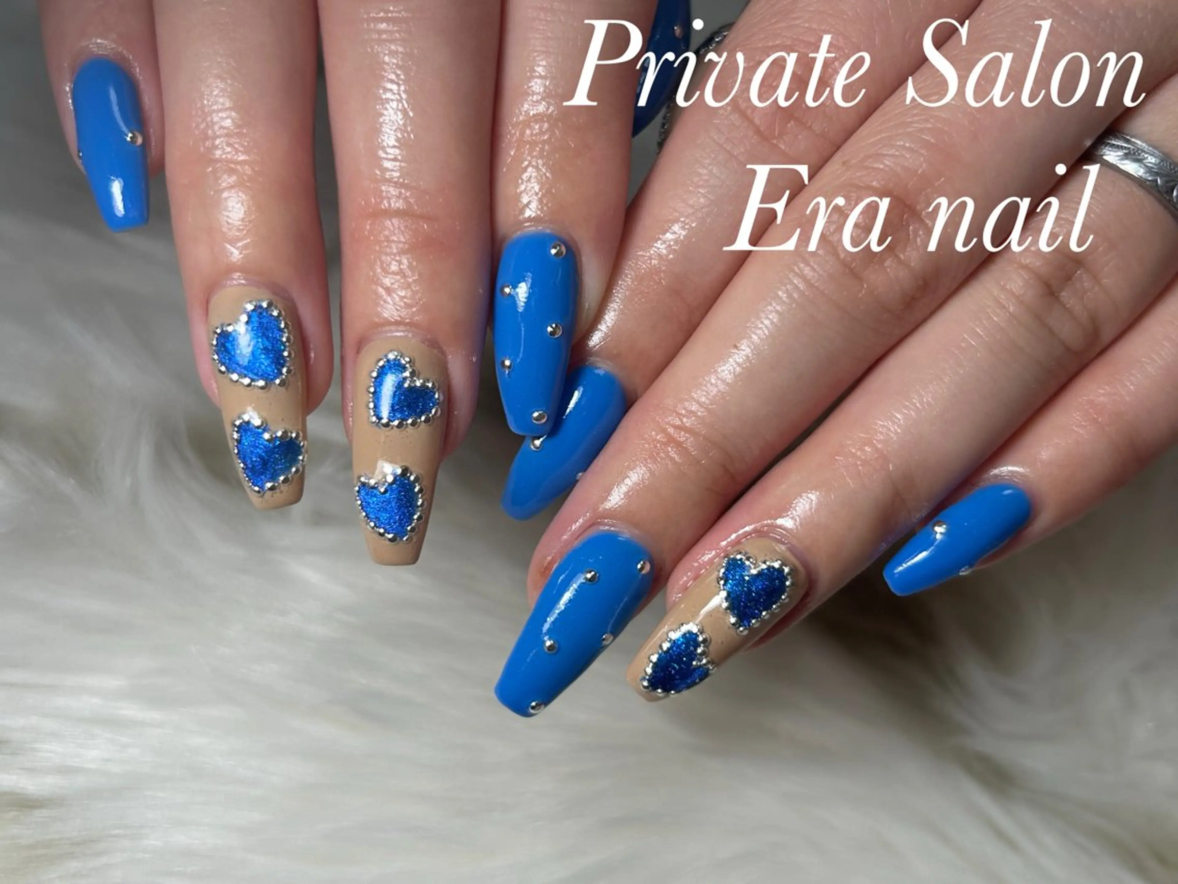 ネイル ハート ハンドネイル Era nailのネイルデザイン