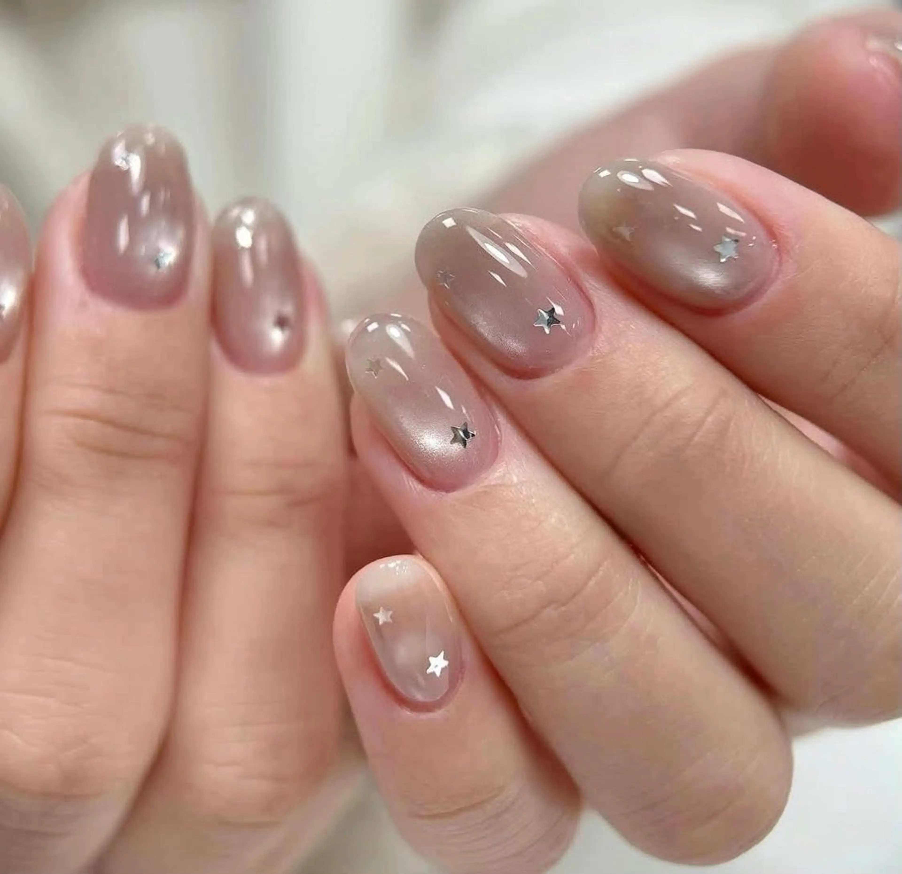 ネイル キラキラネイル マグネットネイル ぷっくりネイル 春ネイル ワンホンネイル ハンドネイル Candy Nailのネイルデザイン