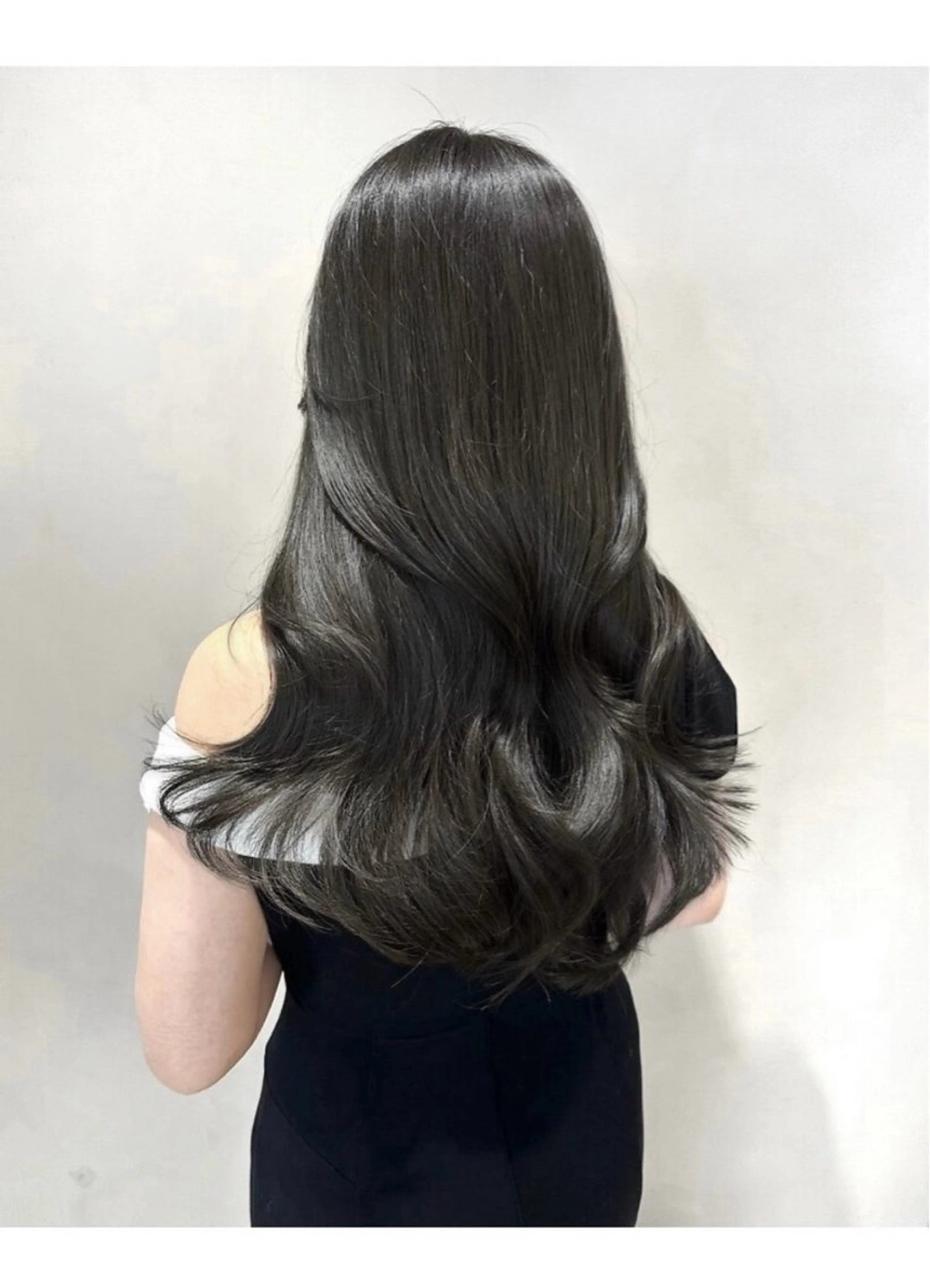 ロング カット ヘアカラー トリートメント 韓国レイヤー髪質改善 💫Tomoya💫のヘアスタイル