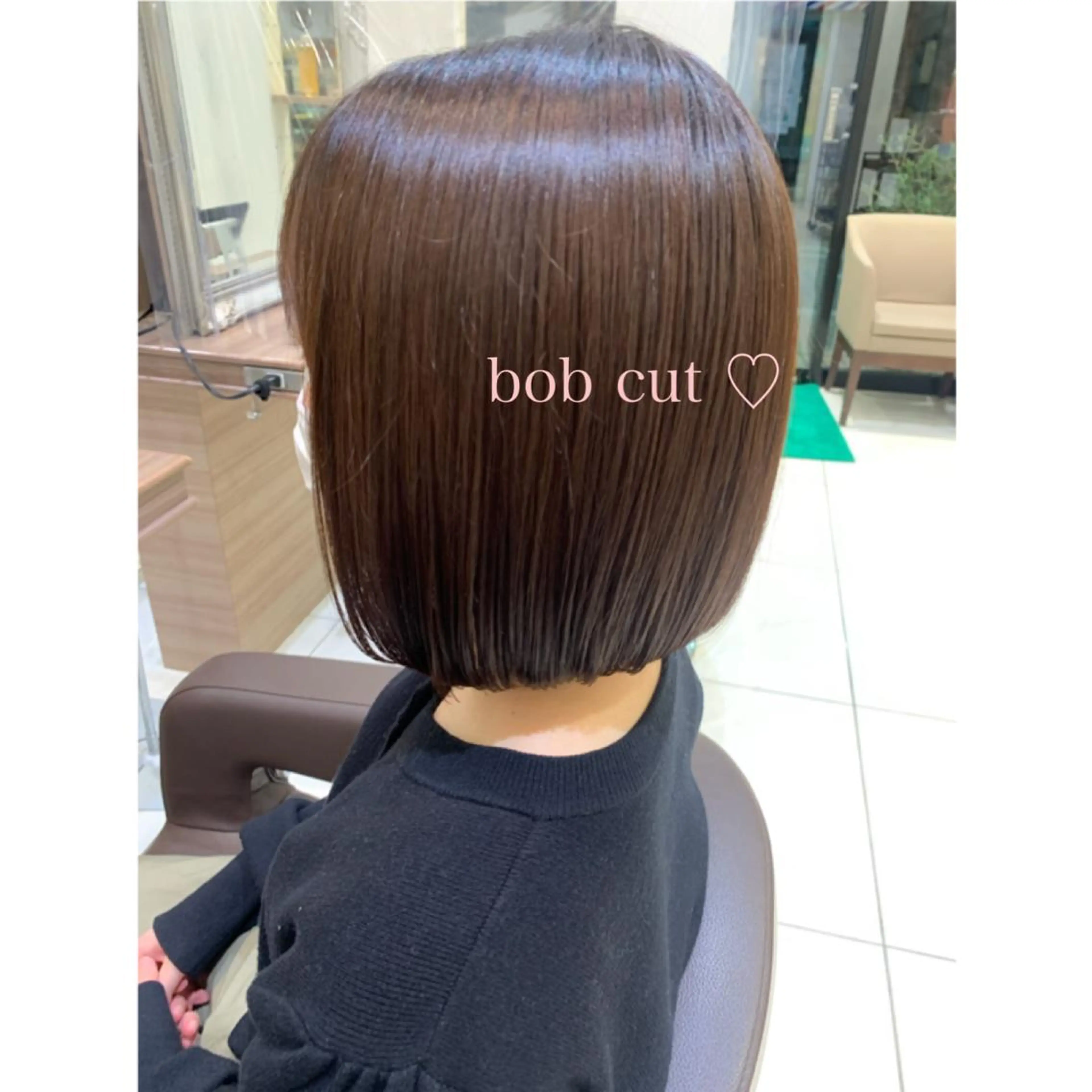 ショート ボブ Dears 香芝店所属・関 優希のヘアスタイル