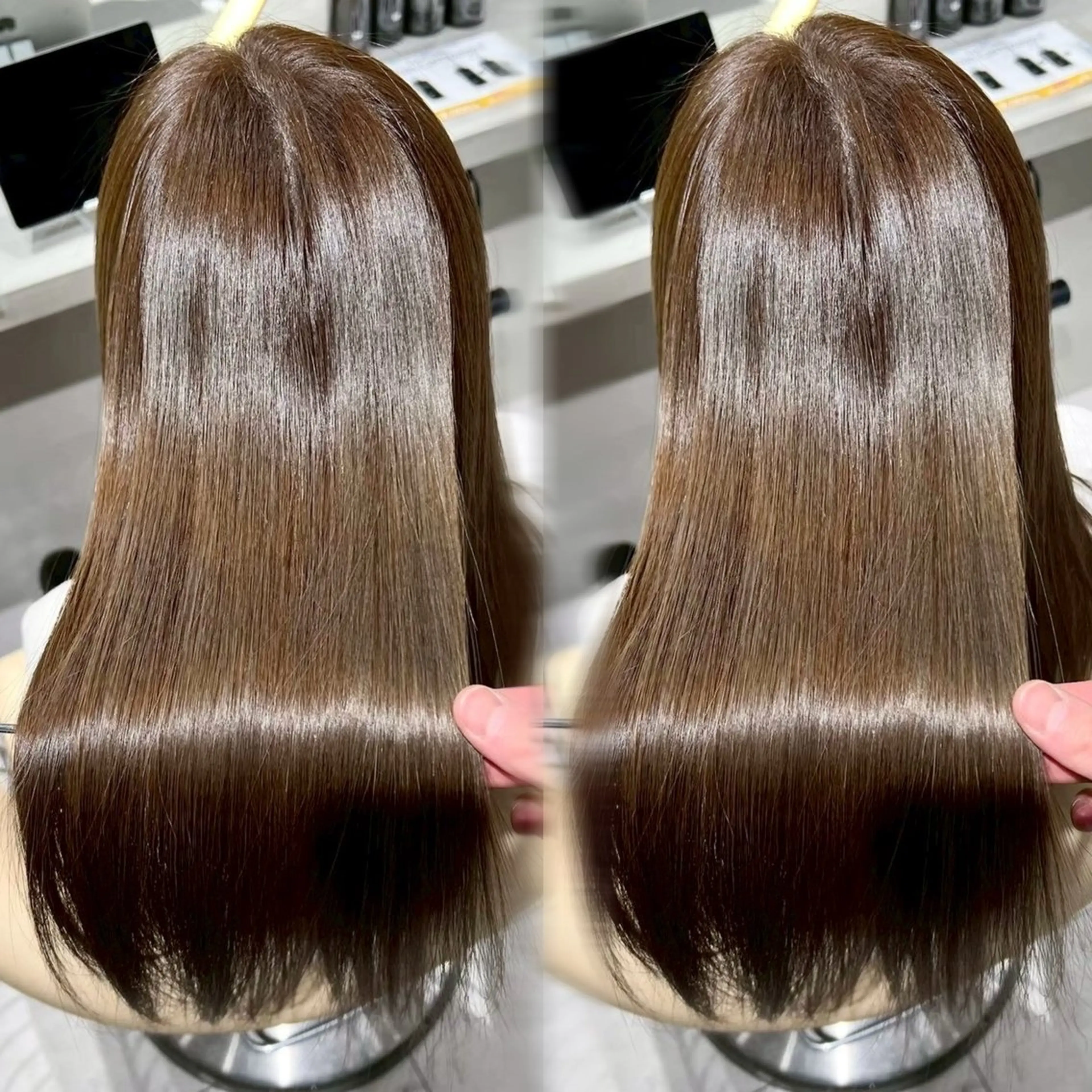 ロング 縮毛矯正 トリートメント 縮毛矯正 長崎 雛良のヘアスタイル