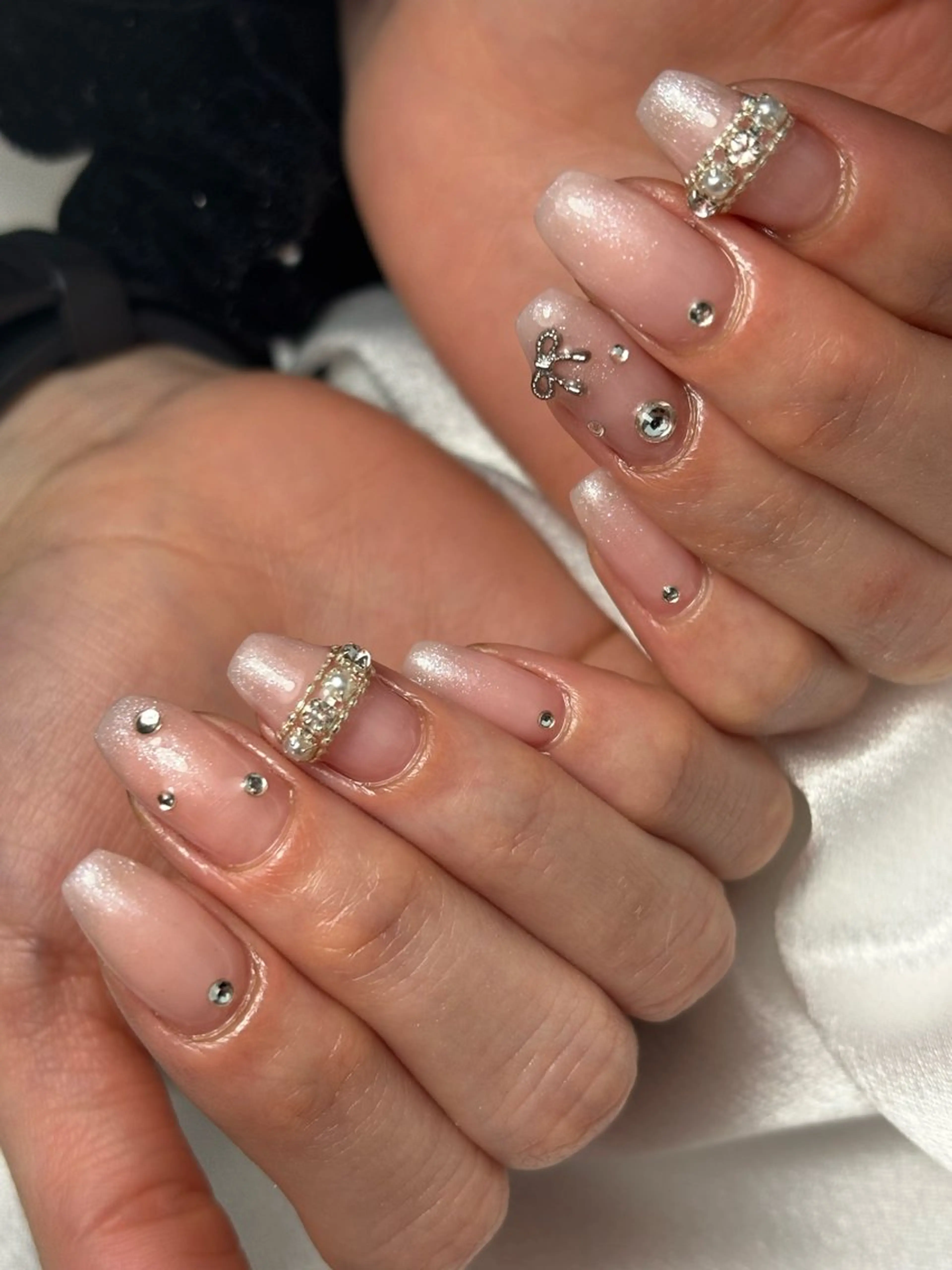 ネイル ストーンネイル ハンドネイル clear yayoiのネイルデザイン