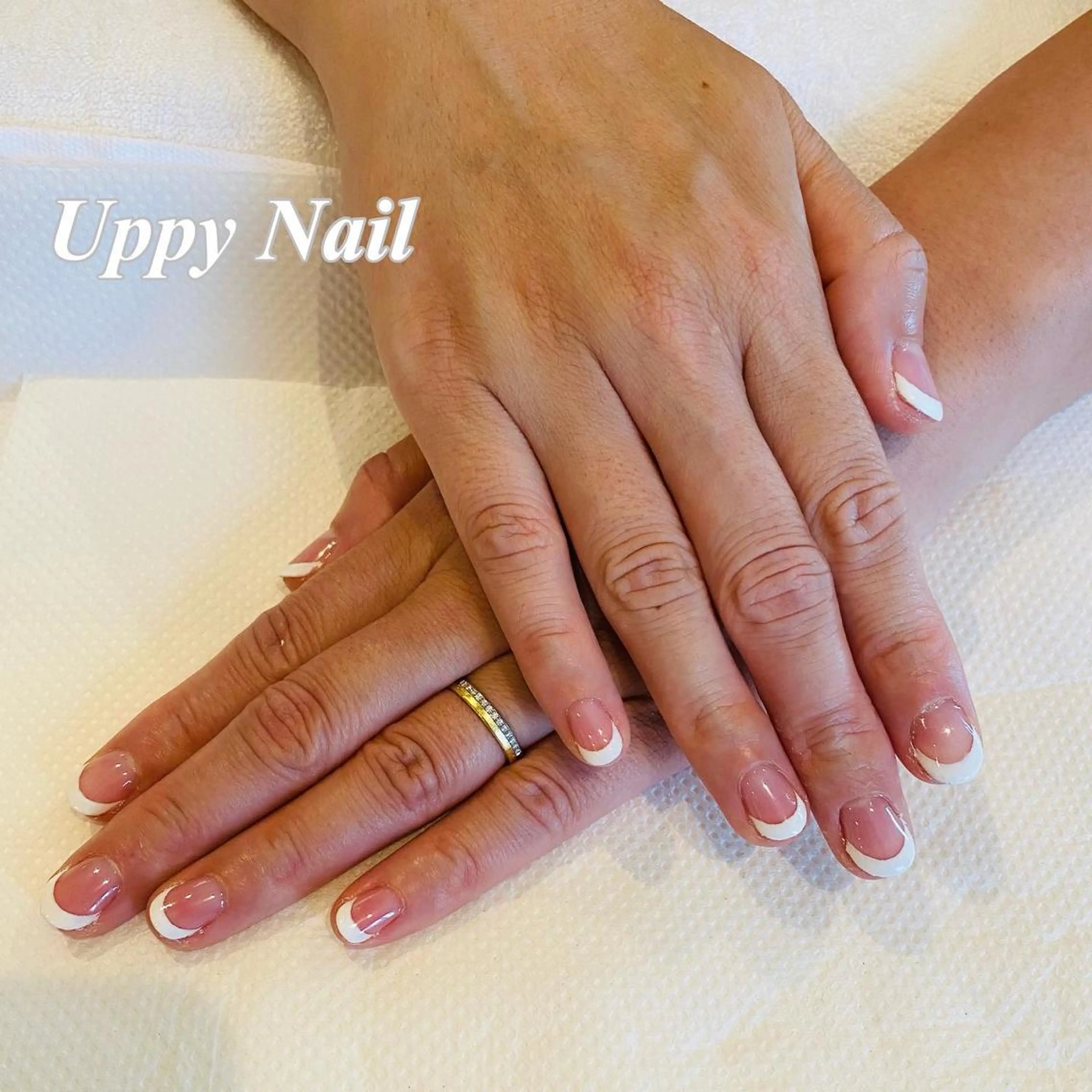 ネイル フレンチネイル Uppy Nail ukyoのネイルデザイン