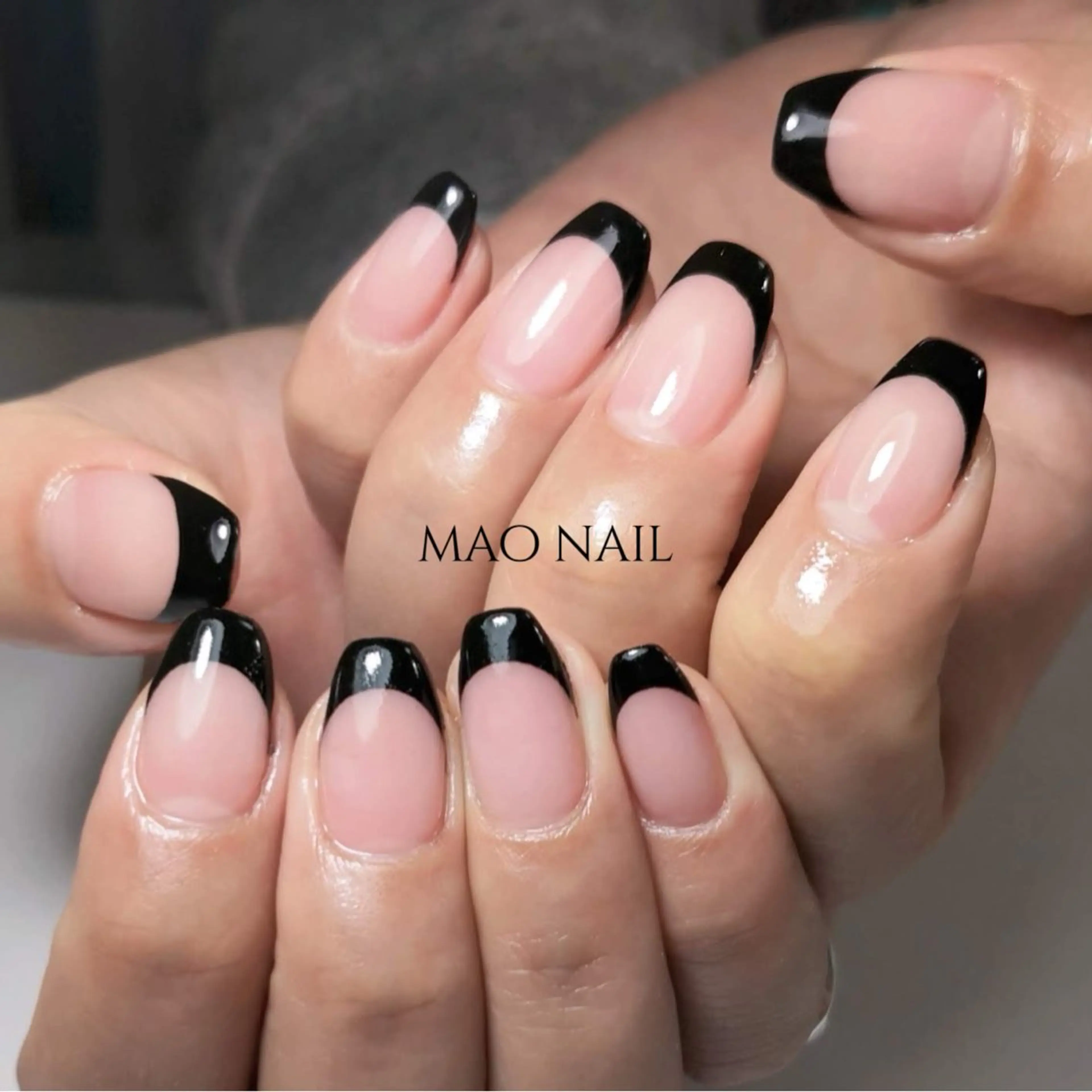 ミディアム ハンドネイル ＆MERCI所属・&MERCI nail maoのネイルデザイン