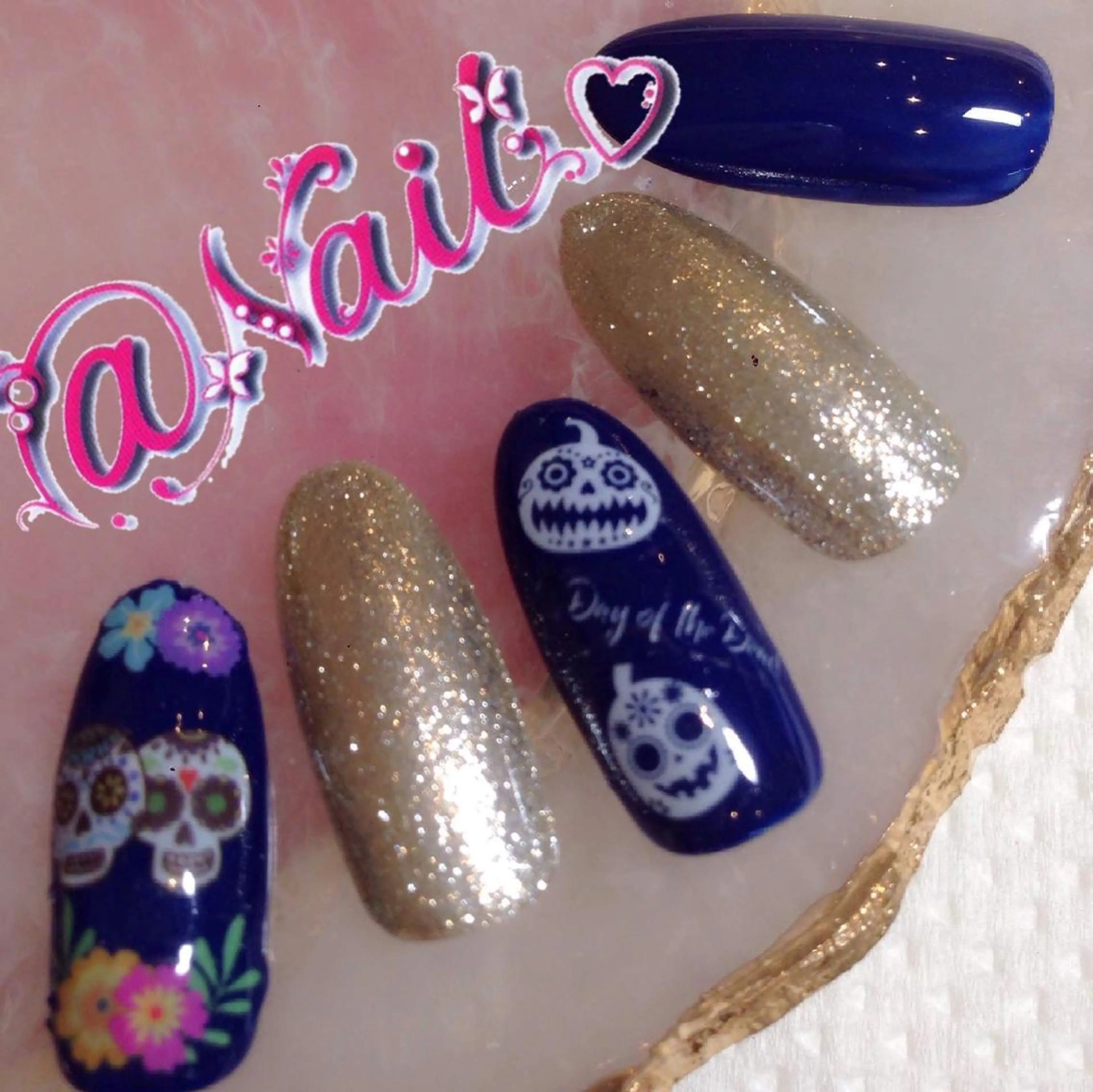 ネイル ネイルチップ 小尾 栞のネイルデザイン